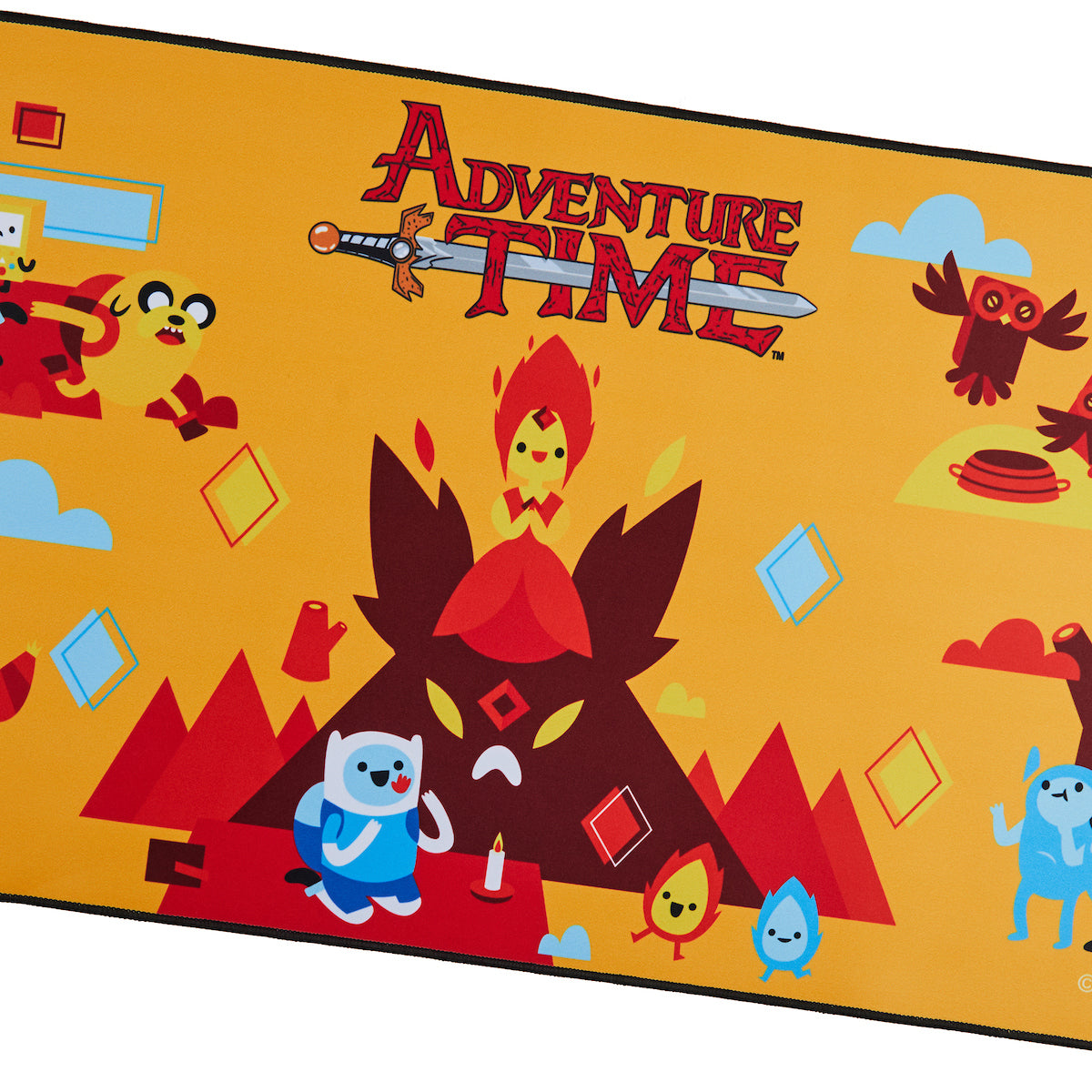 Adventure Time Fire Kingdom 31.5" x 15.5" Orange Desk Mat
