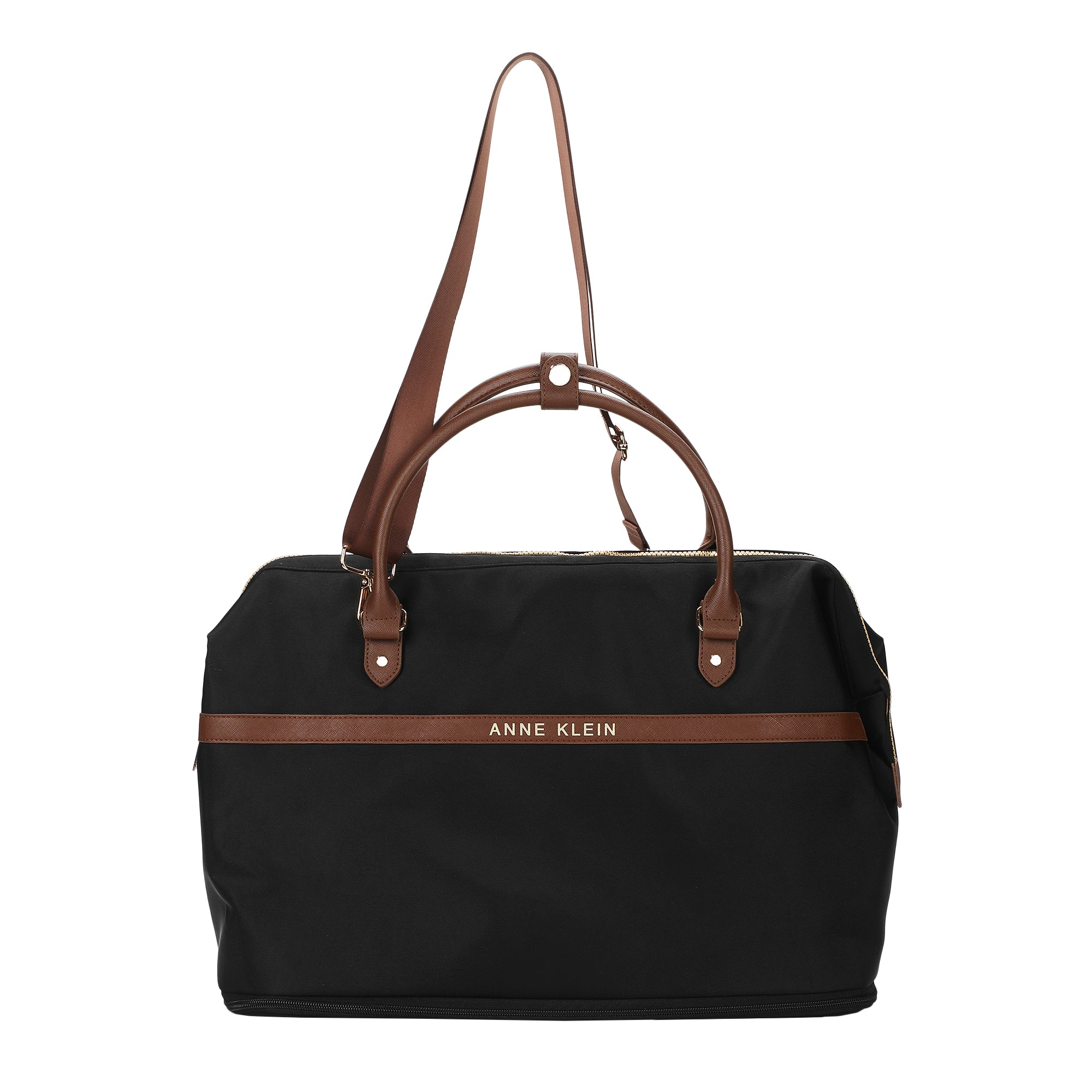 Anne Klein Black 17.75" Duffel Bag
