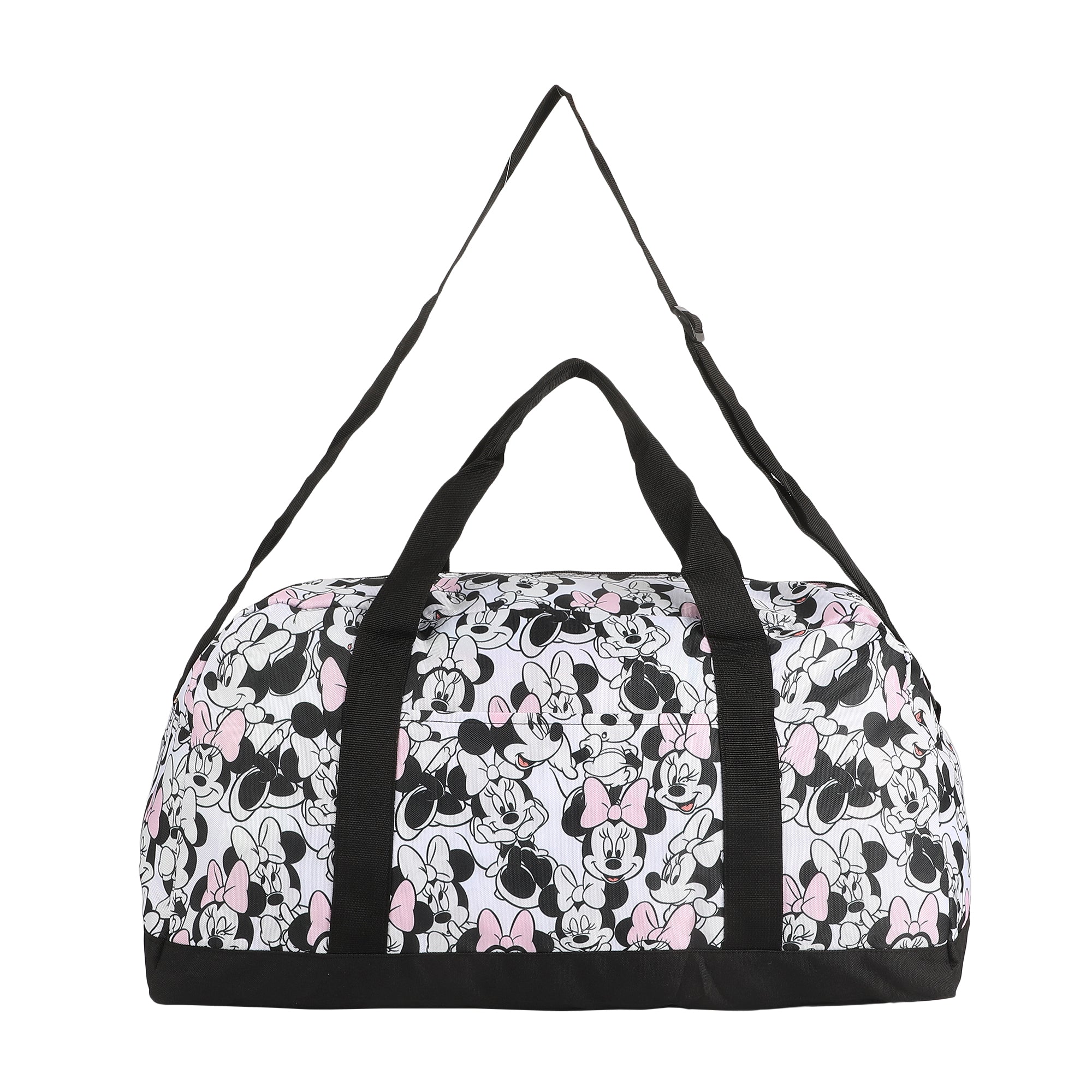 Disney Minnie Mouse All-Over Print White 21” Packable Duffel