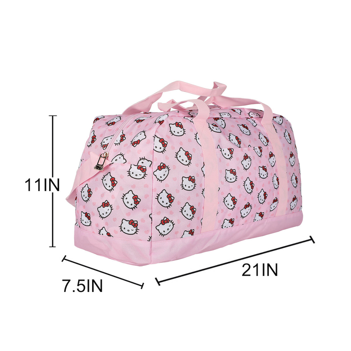 Hello Kitty Character Face Pink 21" Packable Duffel