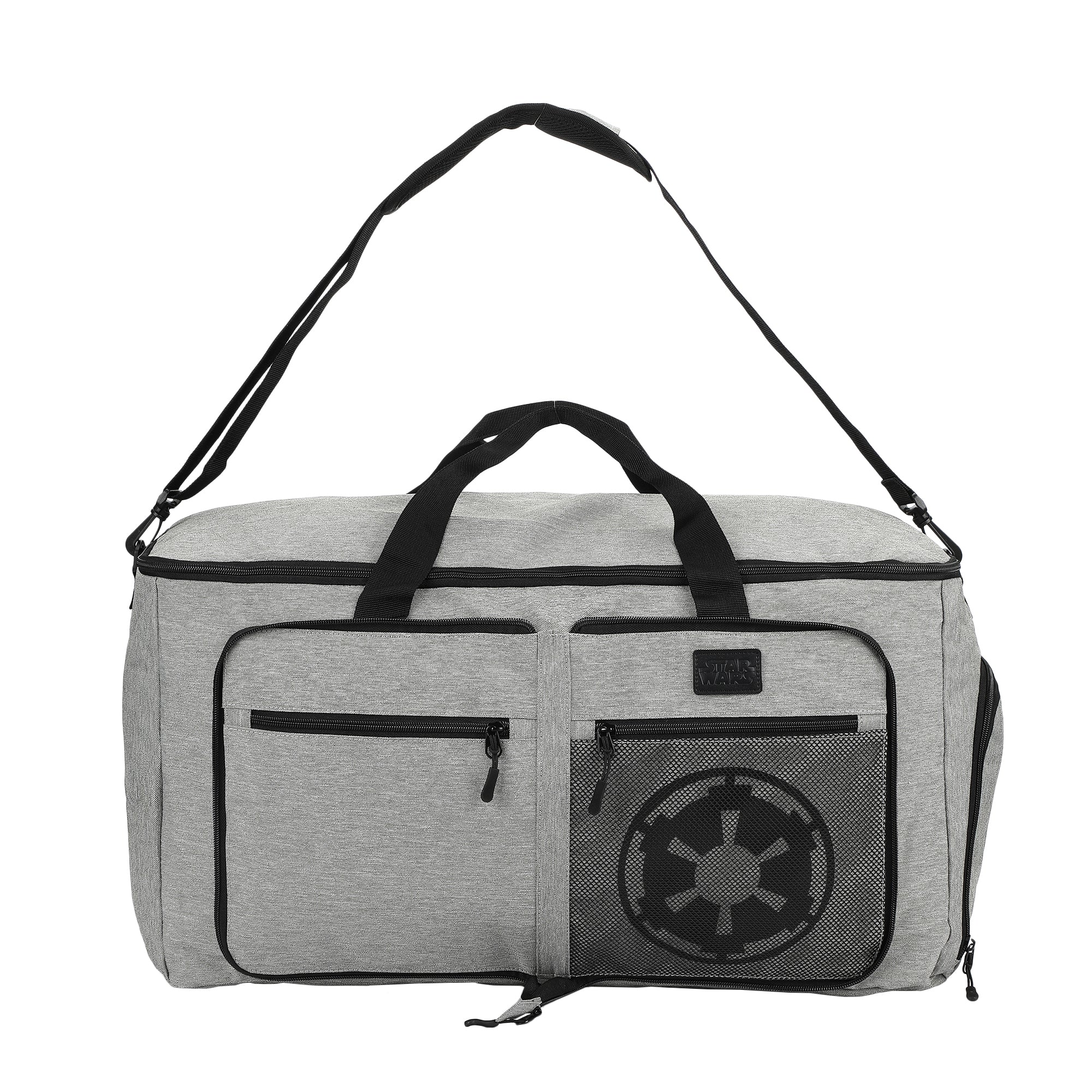 Star Wars Galactic Empire Logo Gray 24” Packable Travel Duffle