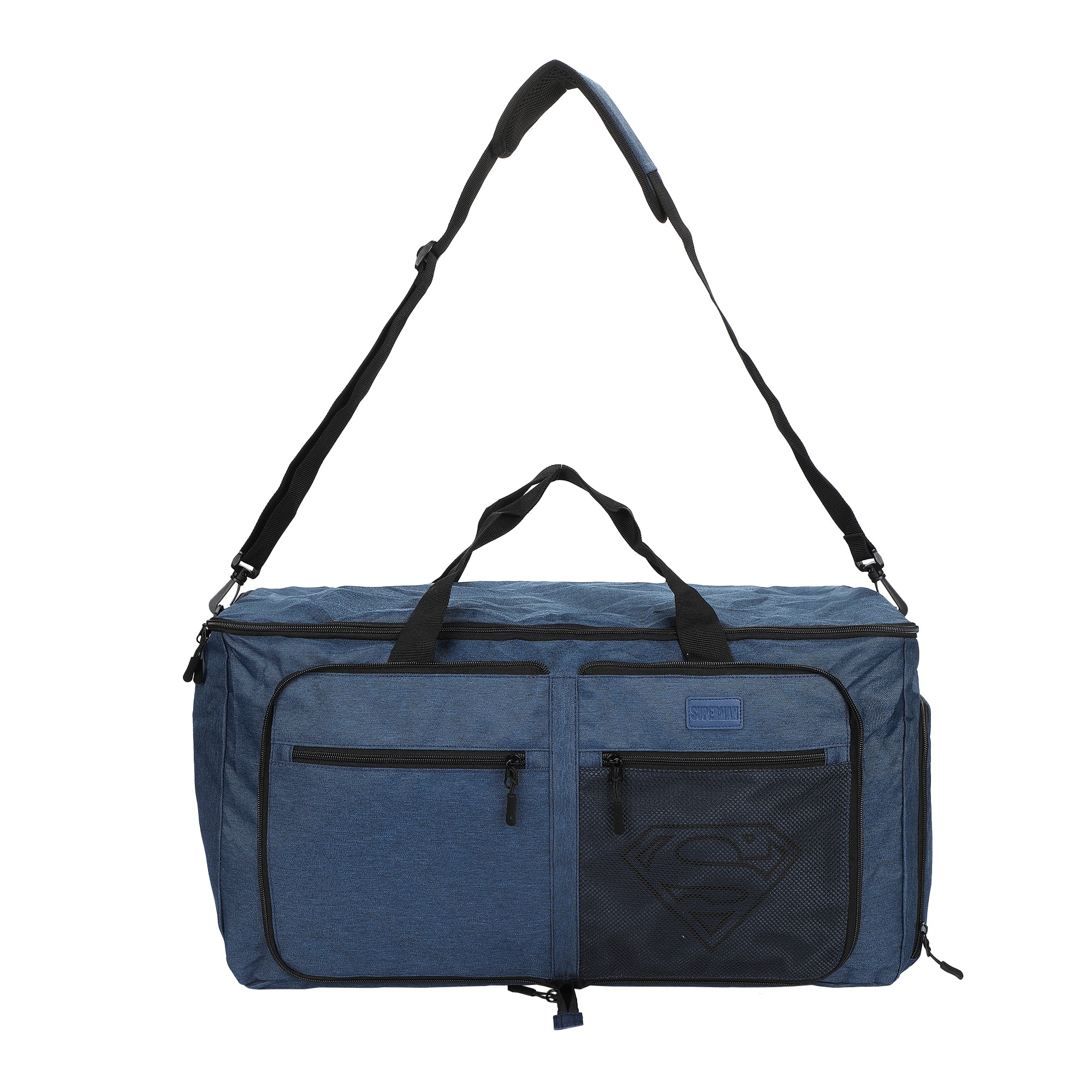 Superman Logo Blue 24” Packable Travel Duffle