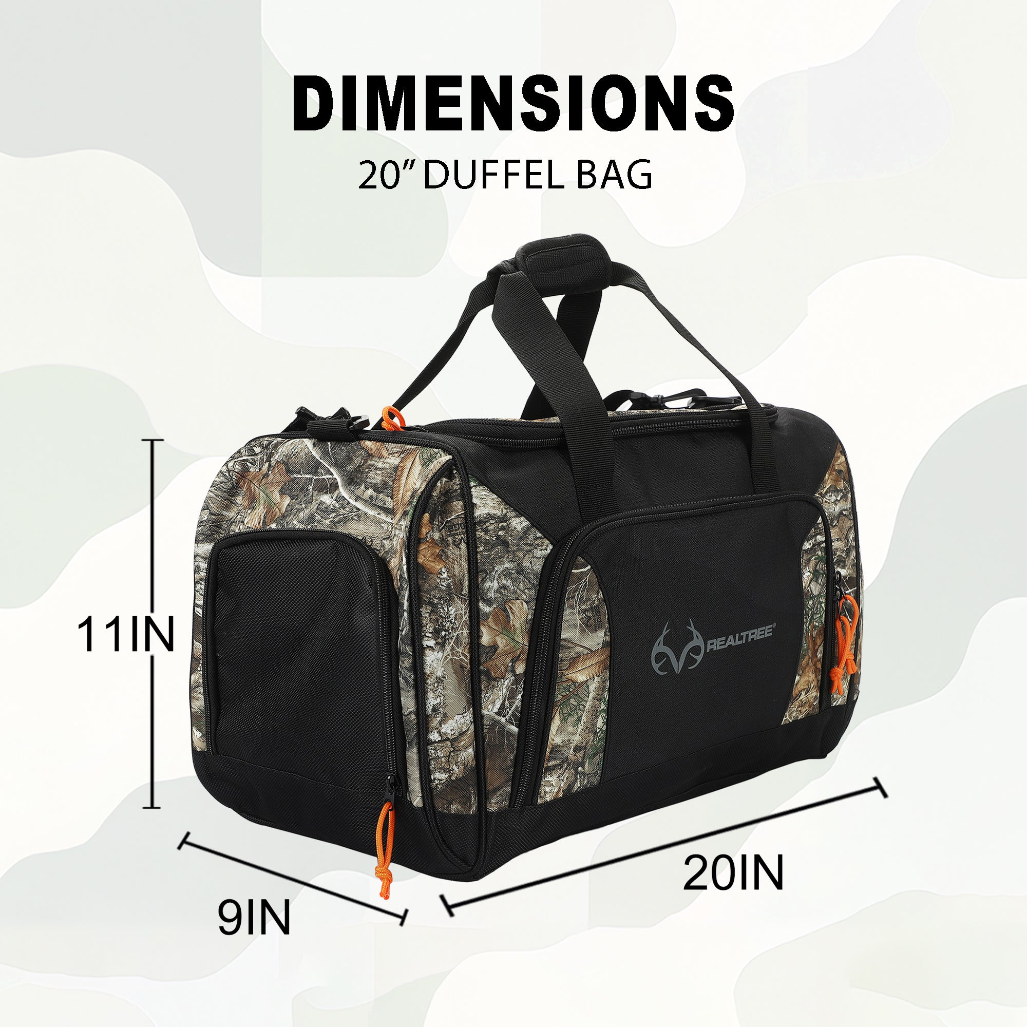 Real Tree Logo Camo 20" Duffel Bag