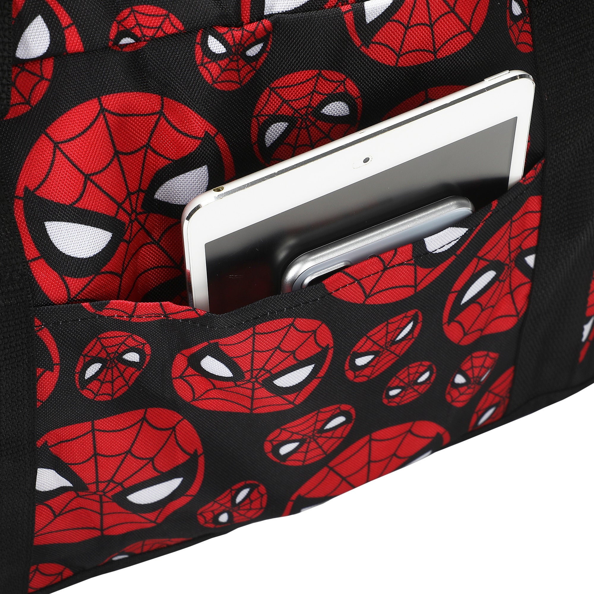 Spider-Man Classic Logo AOP Packable Duffle Bag for Travel