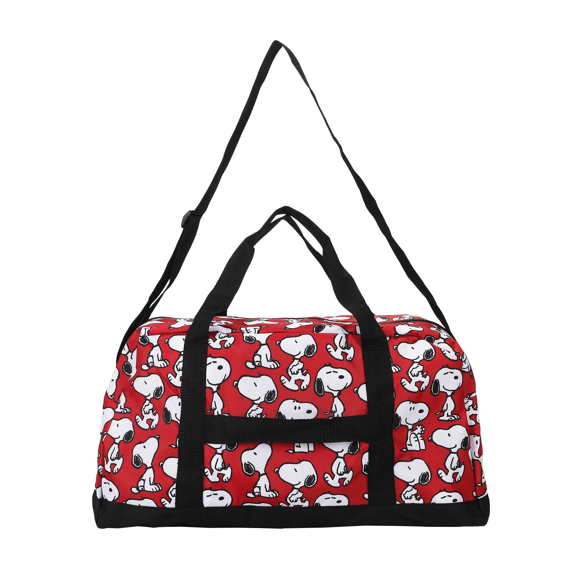 Peanuts Snoopy AOP Red Packable Duffle Bag for Travel