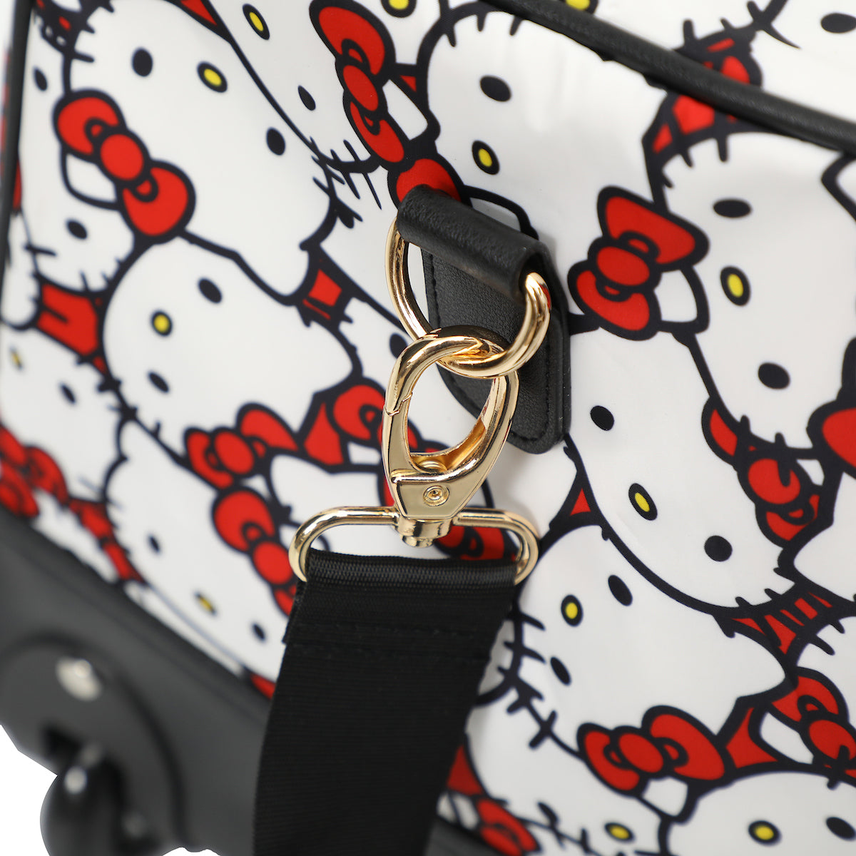 Hello Kitty AOP 17-Inch Wheeled Duffle Bag - Officially Licensed Travel Companion