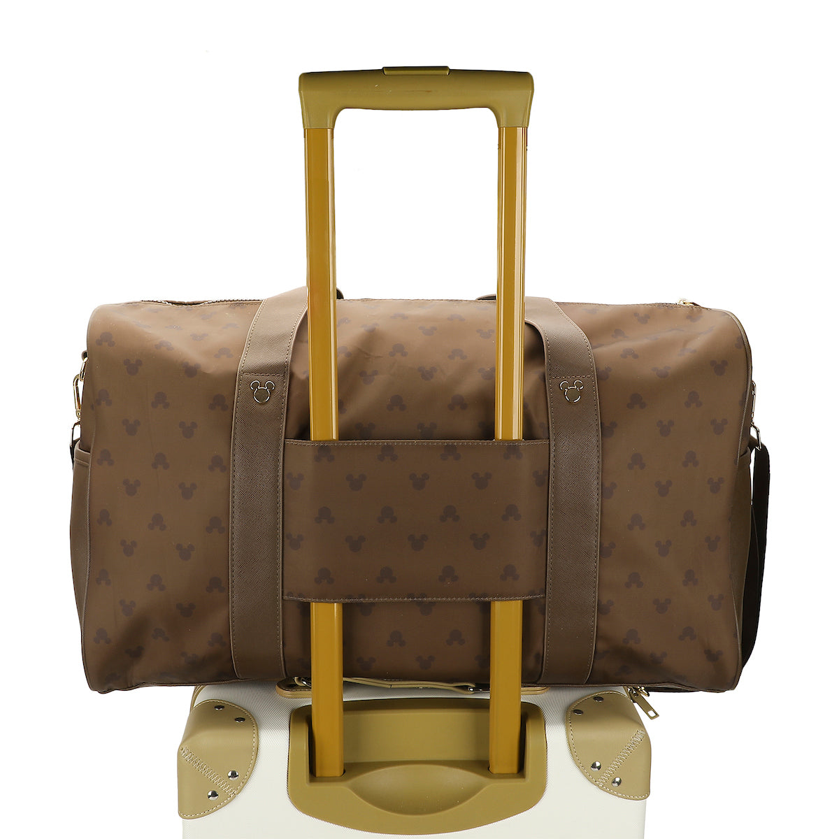 Disney Mickey Mouse Ears Brown 18" Duffle Bag