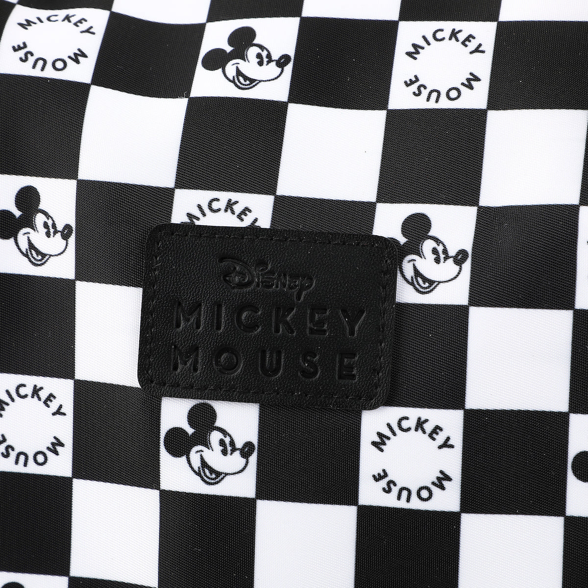 Disney Mickey Mouse Heads Black & White Checkered 18" Duffle Bag