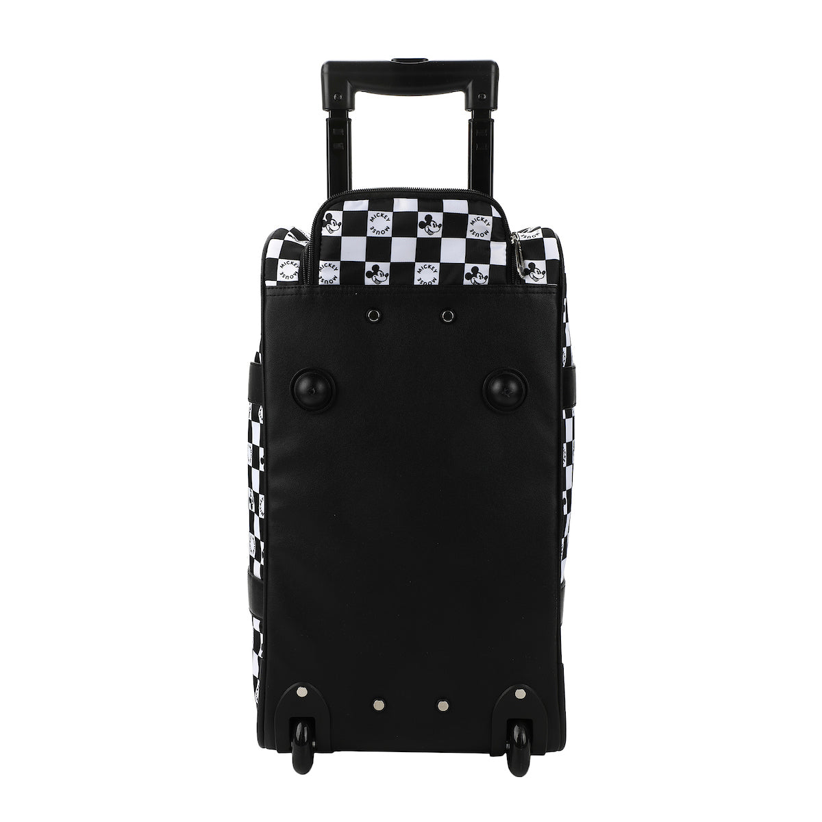 Disney Mickey Mouse Heads Black & White Checkered 18" Duffle Bag