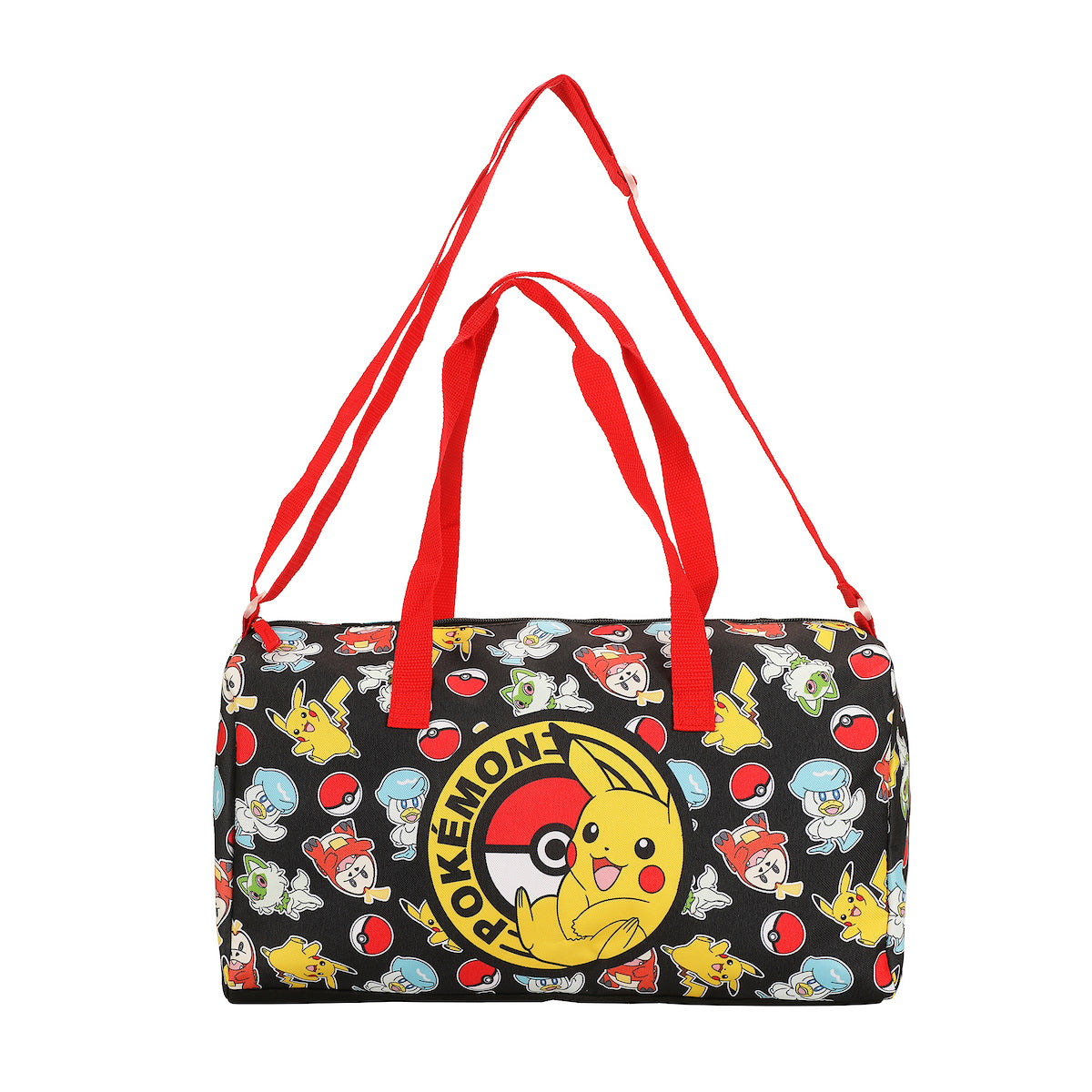 Pokémon Half Poké Ball & Character Print 5-Piece Duffel Bag Set