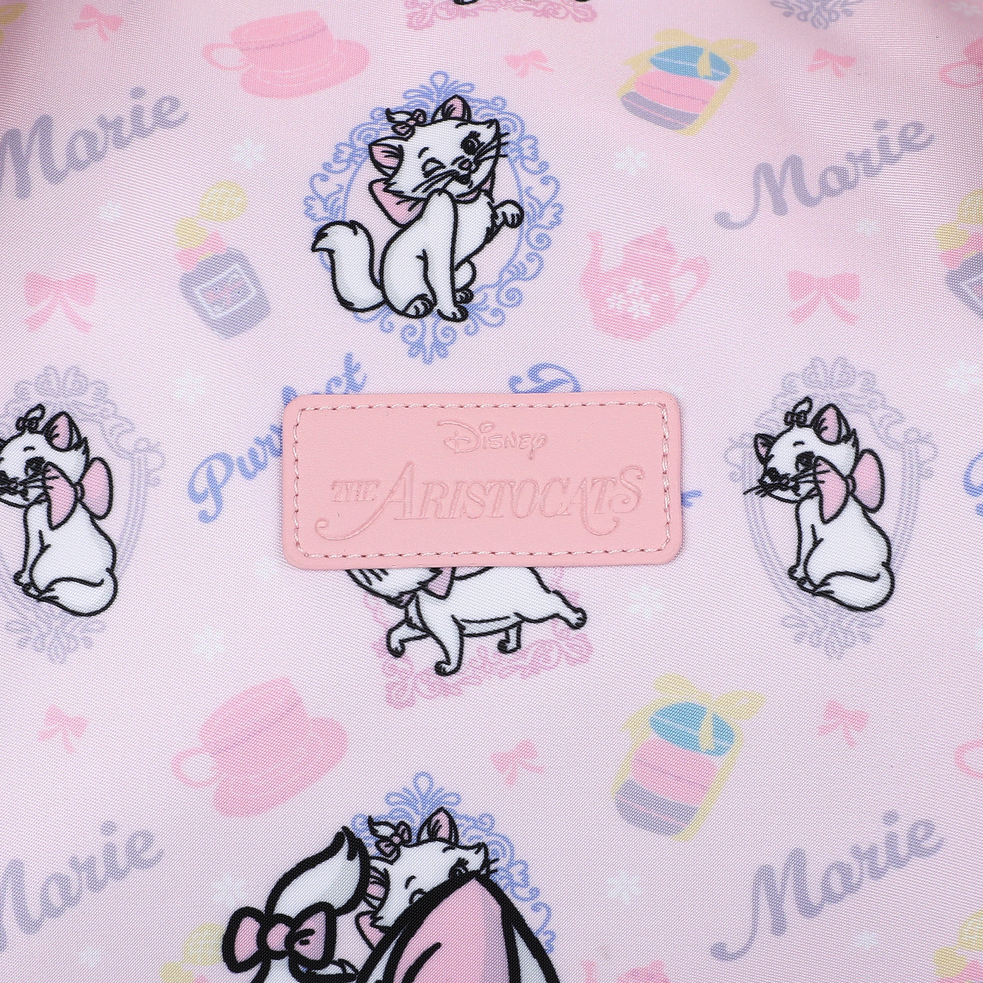 Aristocats Pink Duffle Bag For Kids School Travel