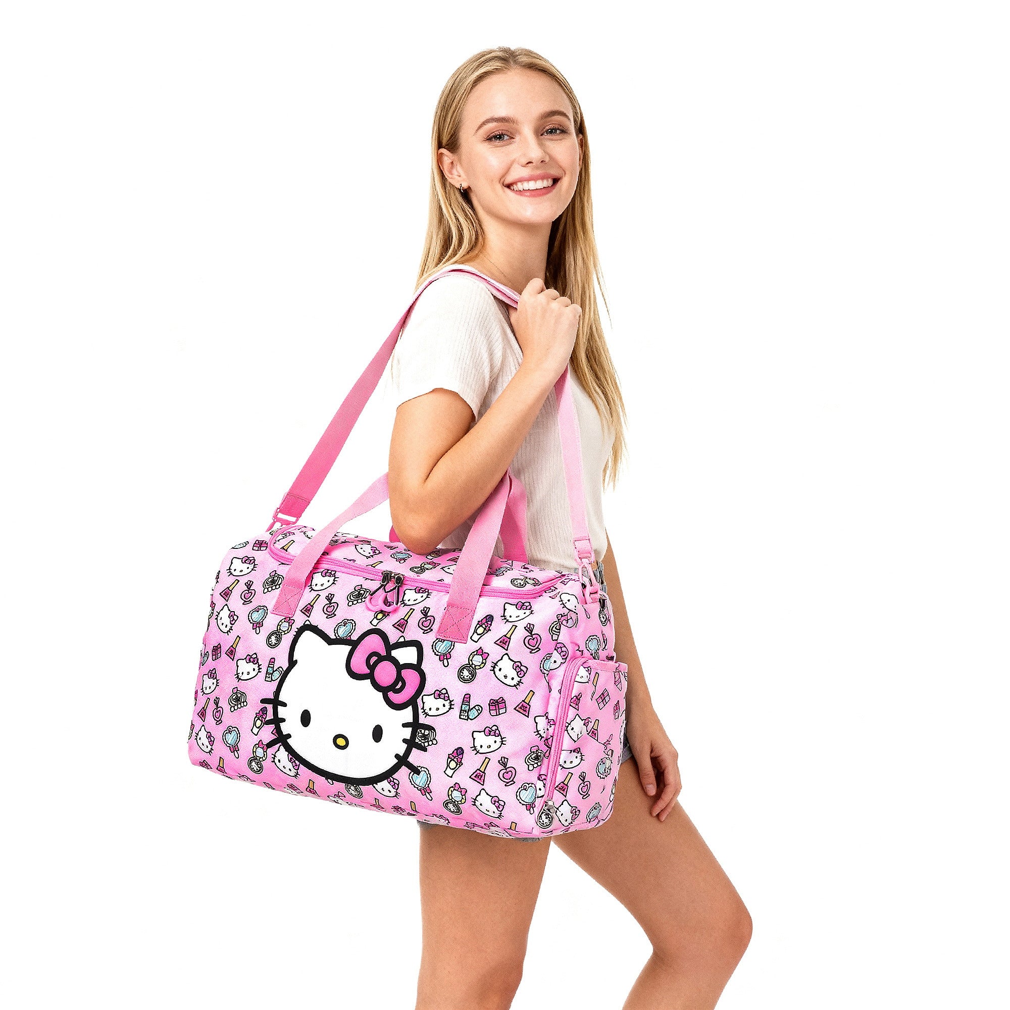 Hello Kitty Core 20" Duffle Bag For Kids Travel