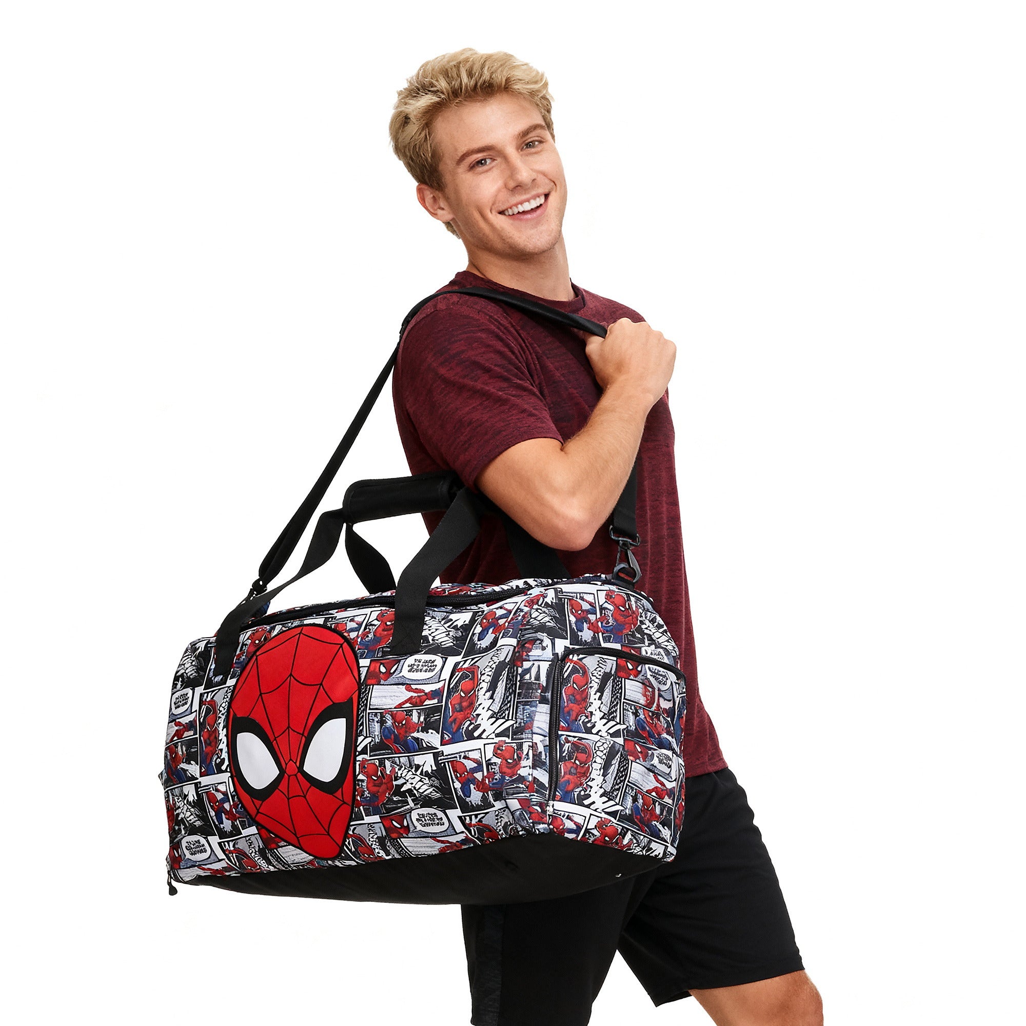 Spider-Man Classic Comic Panels 20” Duffel Bag