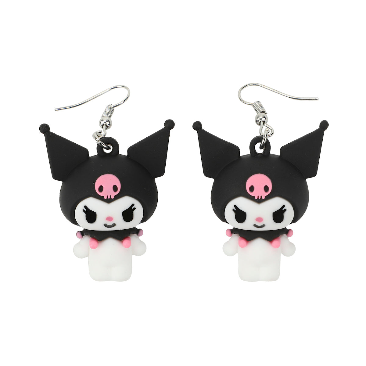Kuromi 3D Rubber Molded Character Earrings