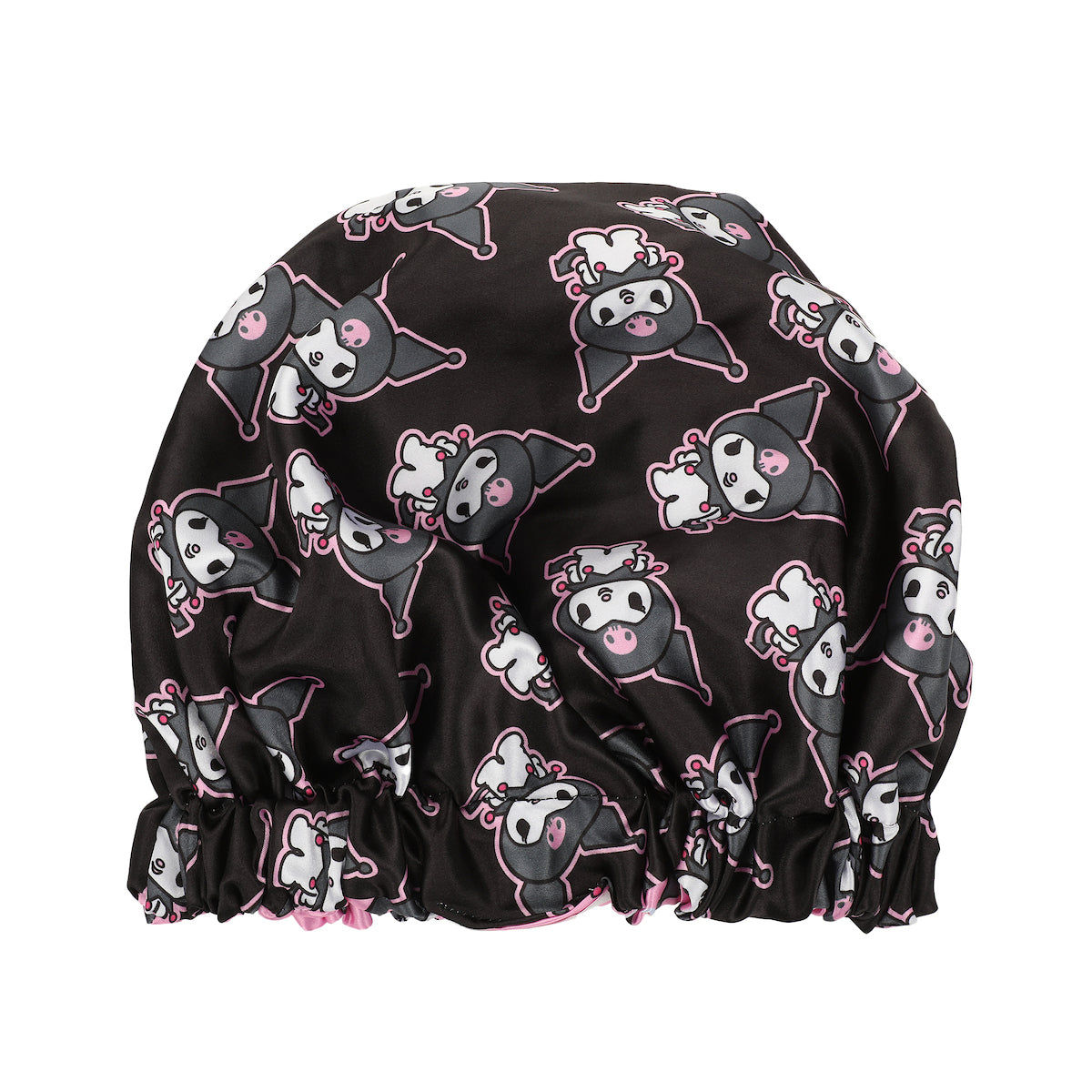 Kuromi Character All-Over Print Reversible Sleep Bonnet