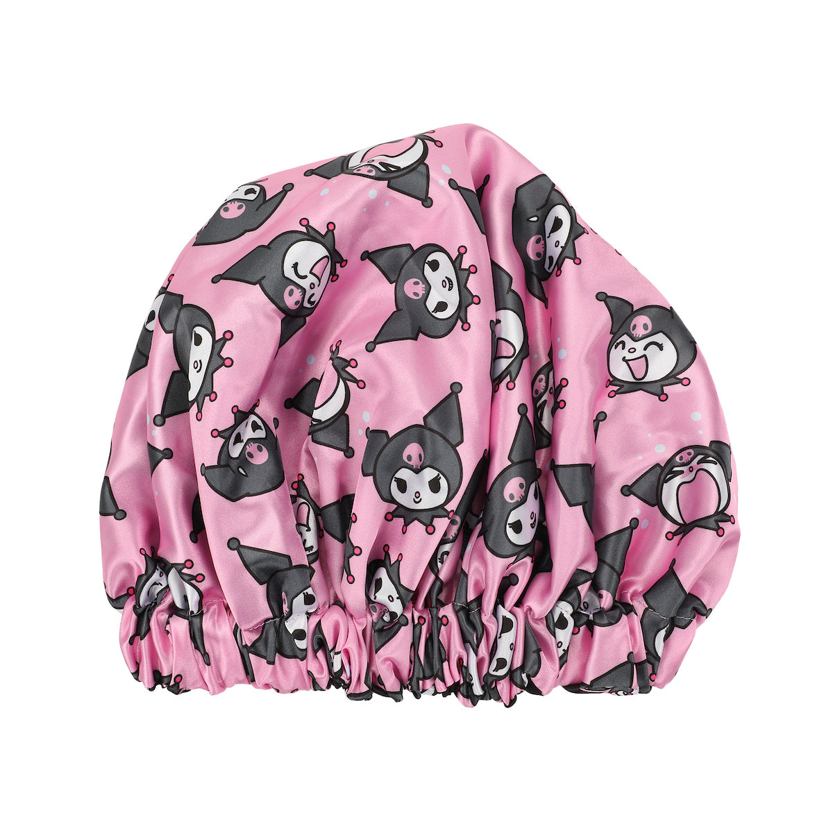 Kuromi Character All-Over Print Reversible Sleep Bonnet