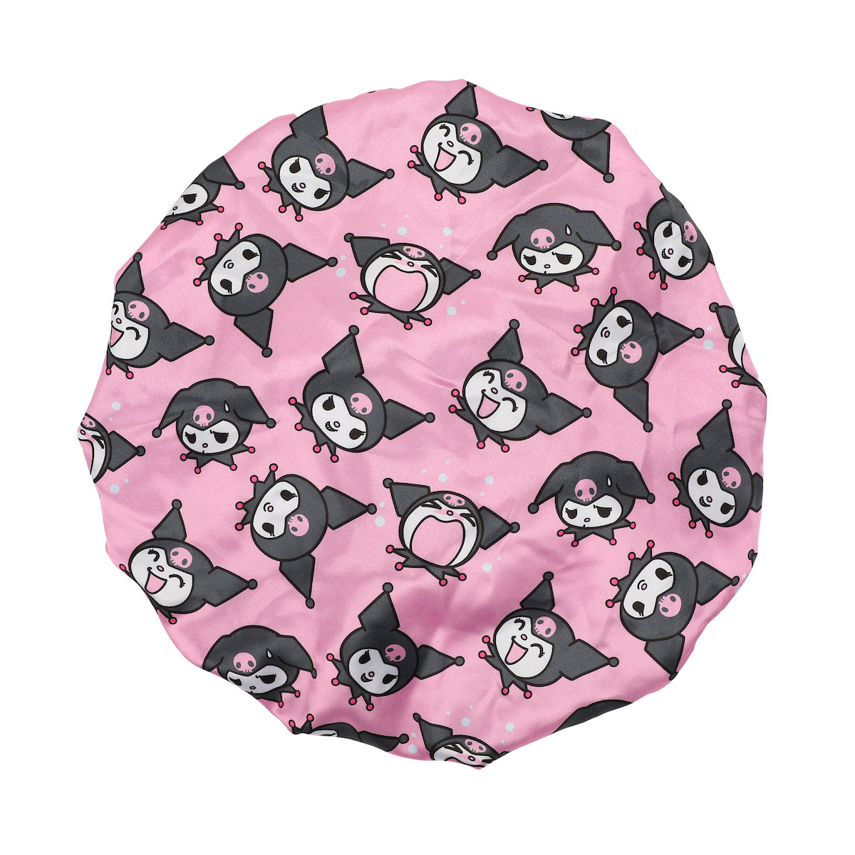 Kuromi Character All-Over Print Reversible Sleep Bonnet