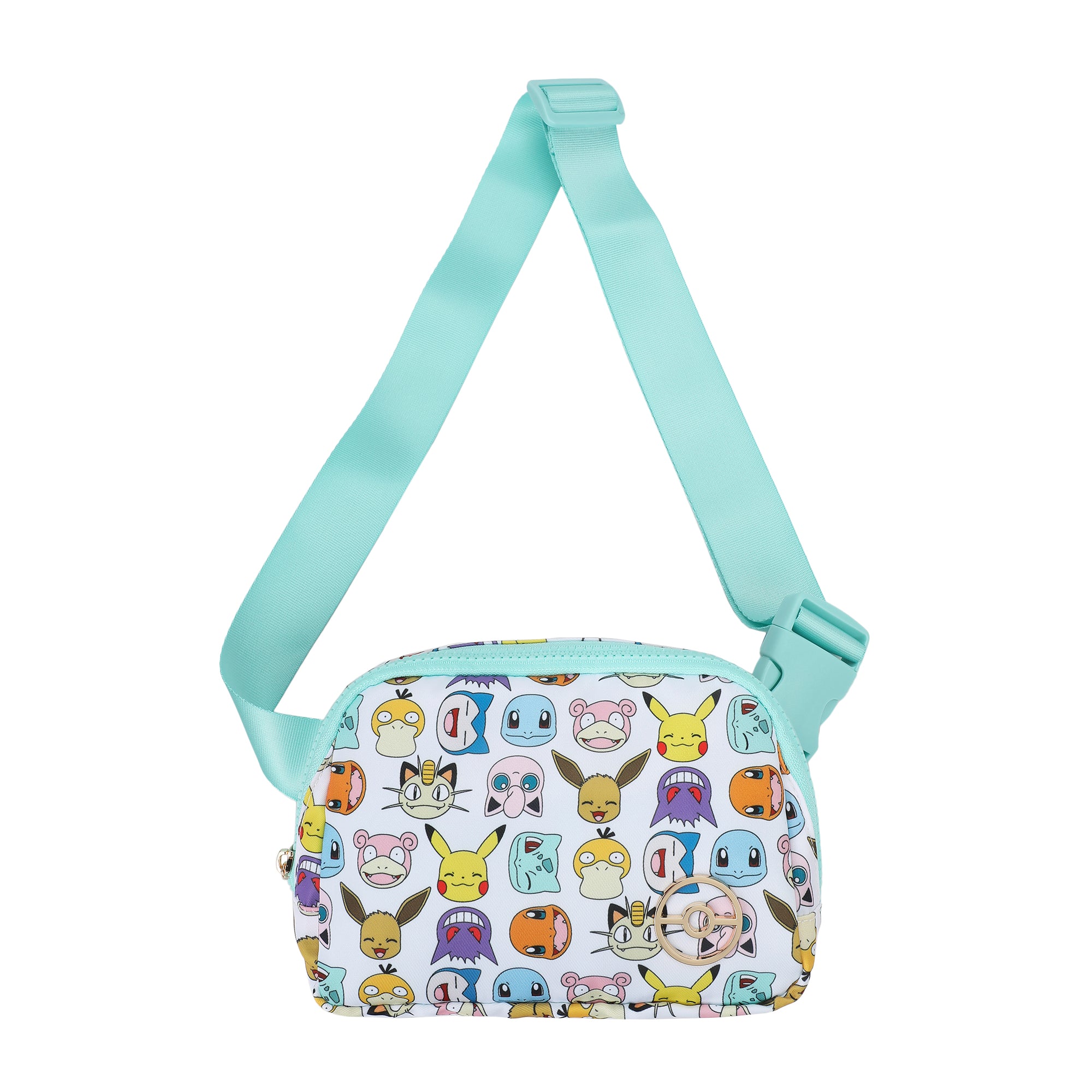 Pokémon Character Collage Crossbody Bag with Adjustable Strap