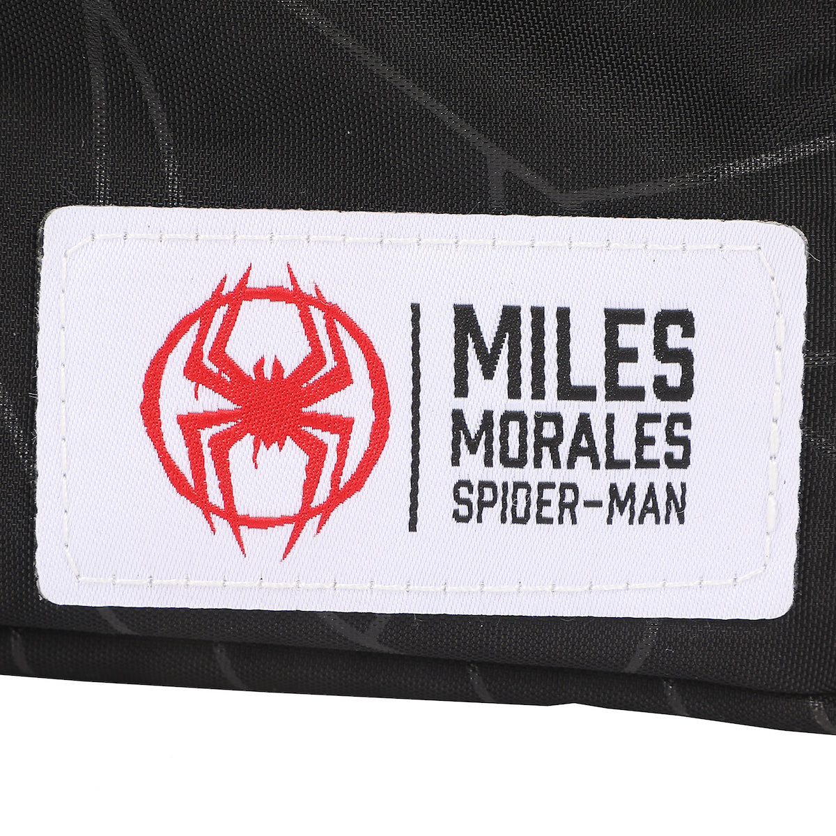 Spider-Man Across The Spider-Verse Miles Morales Logo 11.5” Black Fanny Pack