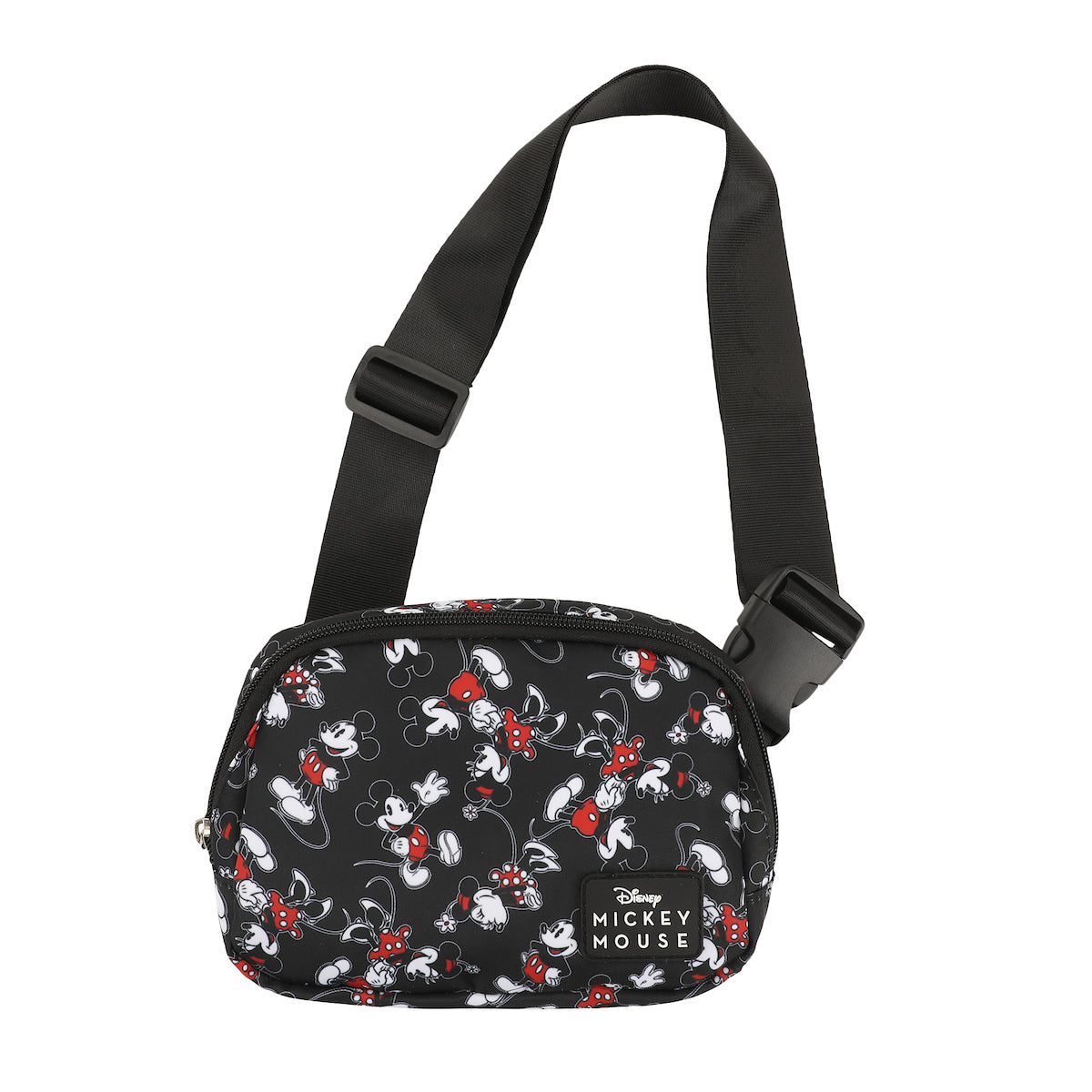 Disney Mickey & Minnie All-Over Print 19 Cm Black Fanny Pack