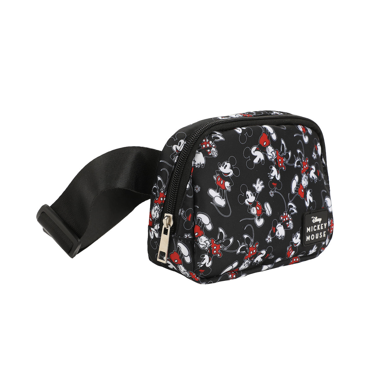 Disney Mickey & Minnie All-Over Print 19 Cm Black Fanny Pack