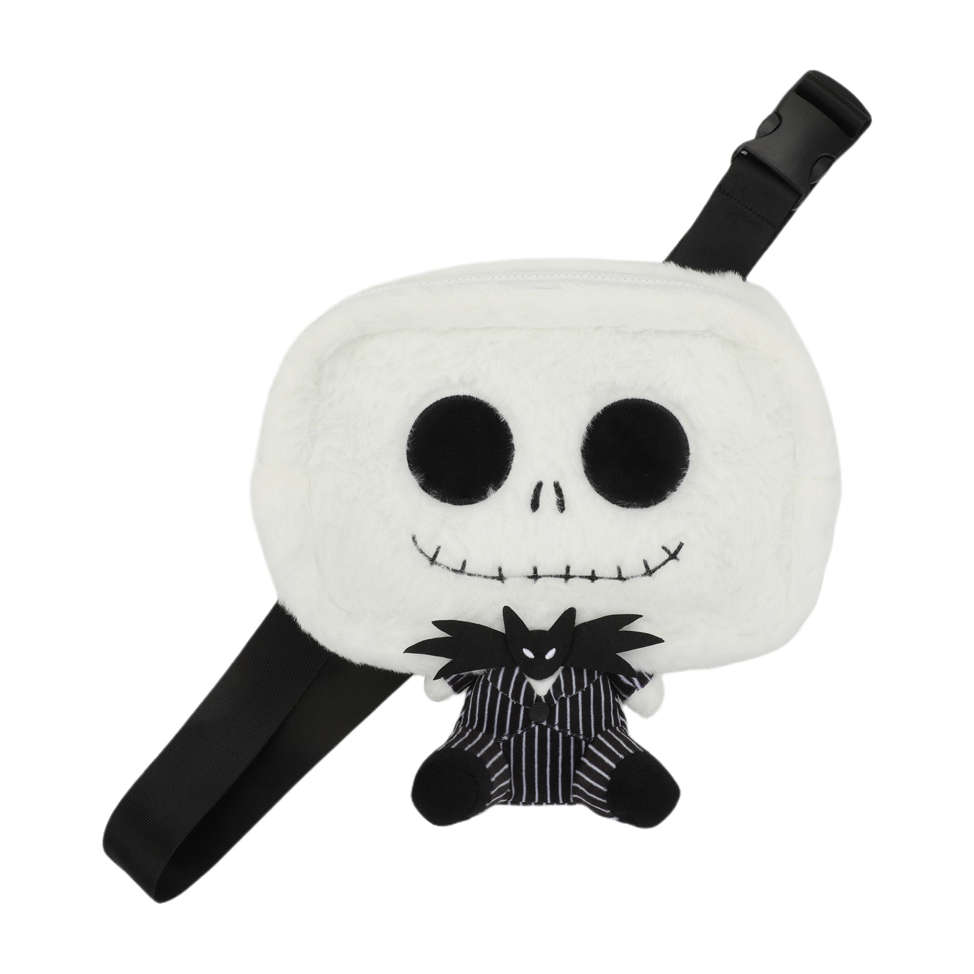 Nightmare Before Christmas Jack Skellington 9.5" Festie Bestie Plush Crossbody Hand Bag