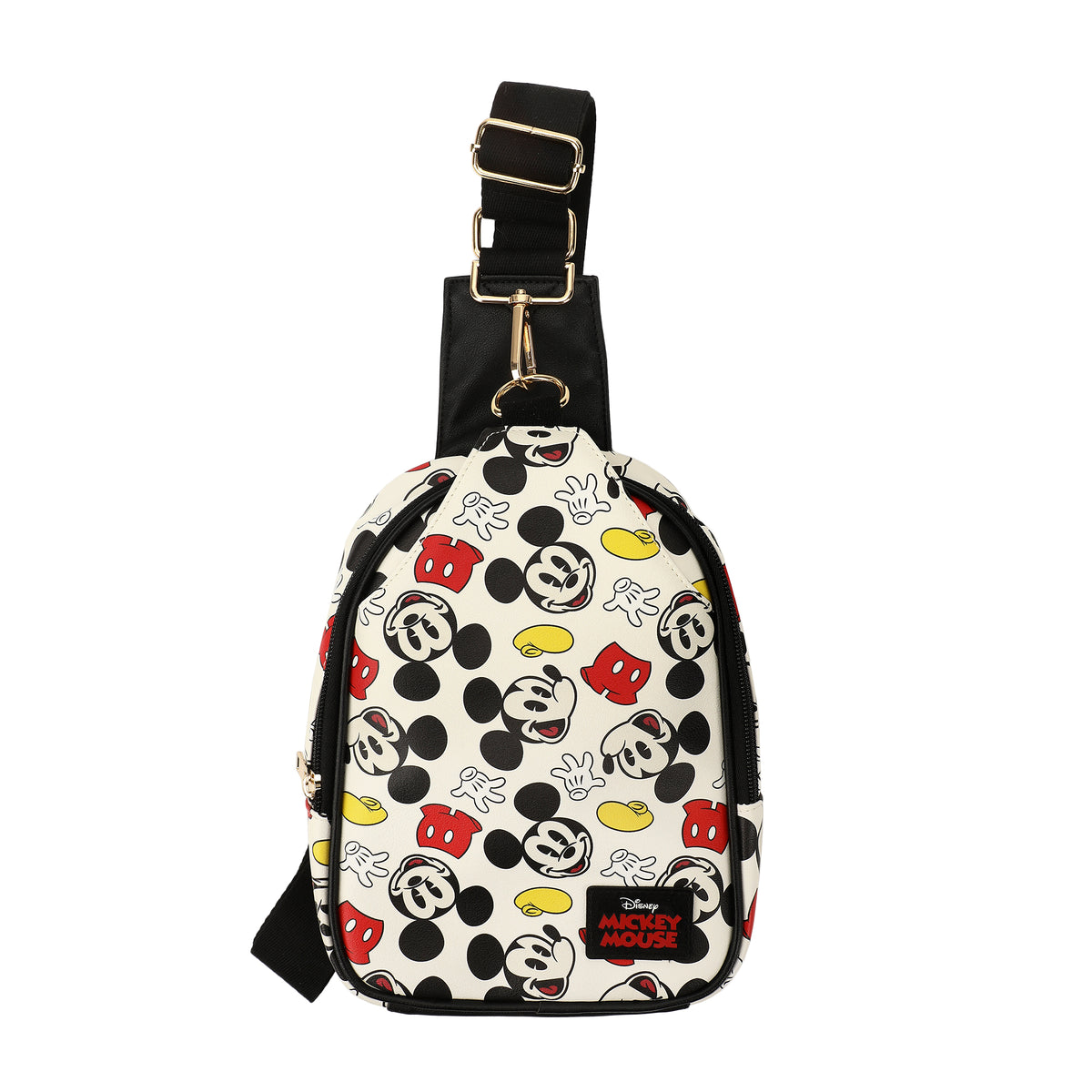Disney Mickey Mouse All-Over Print White Sling Bag