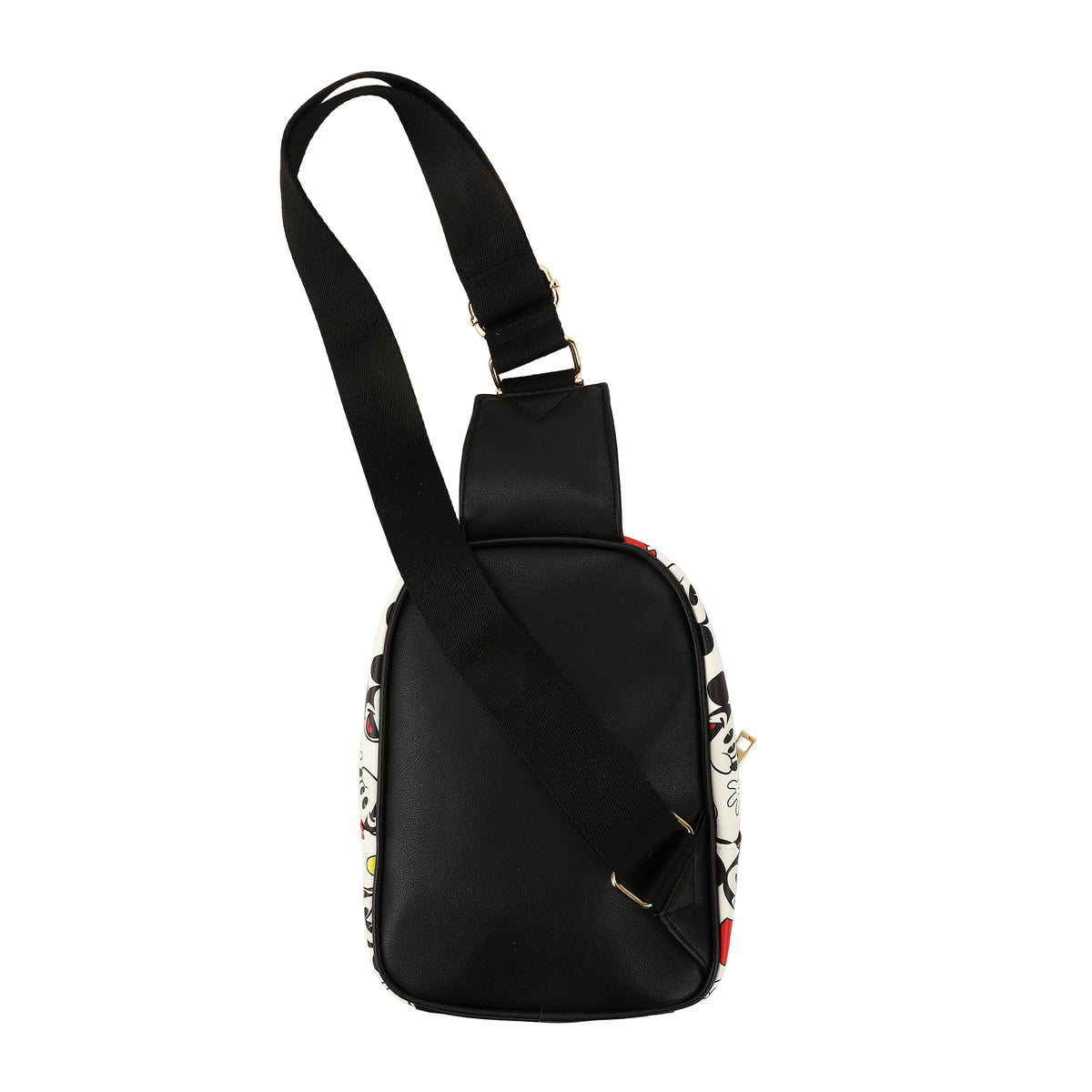Disney Mickey Mouse All-Over Print White Sling Bag