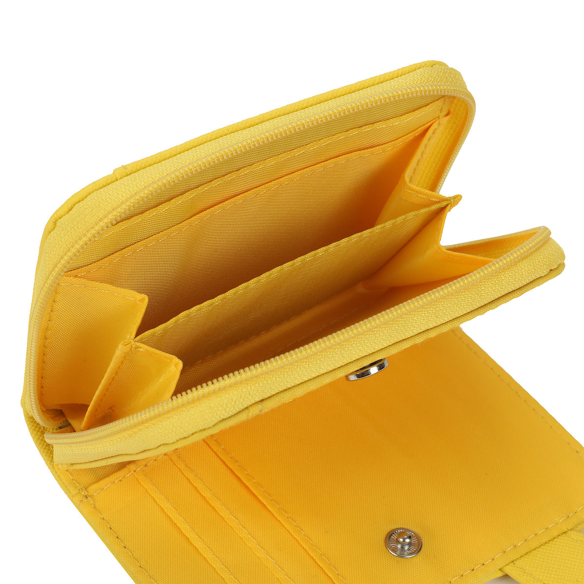 Pokemon Pikachu Face Yellow Mini Zip Around Wallet