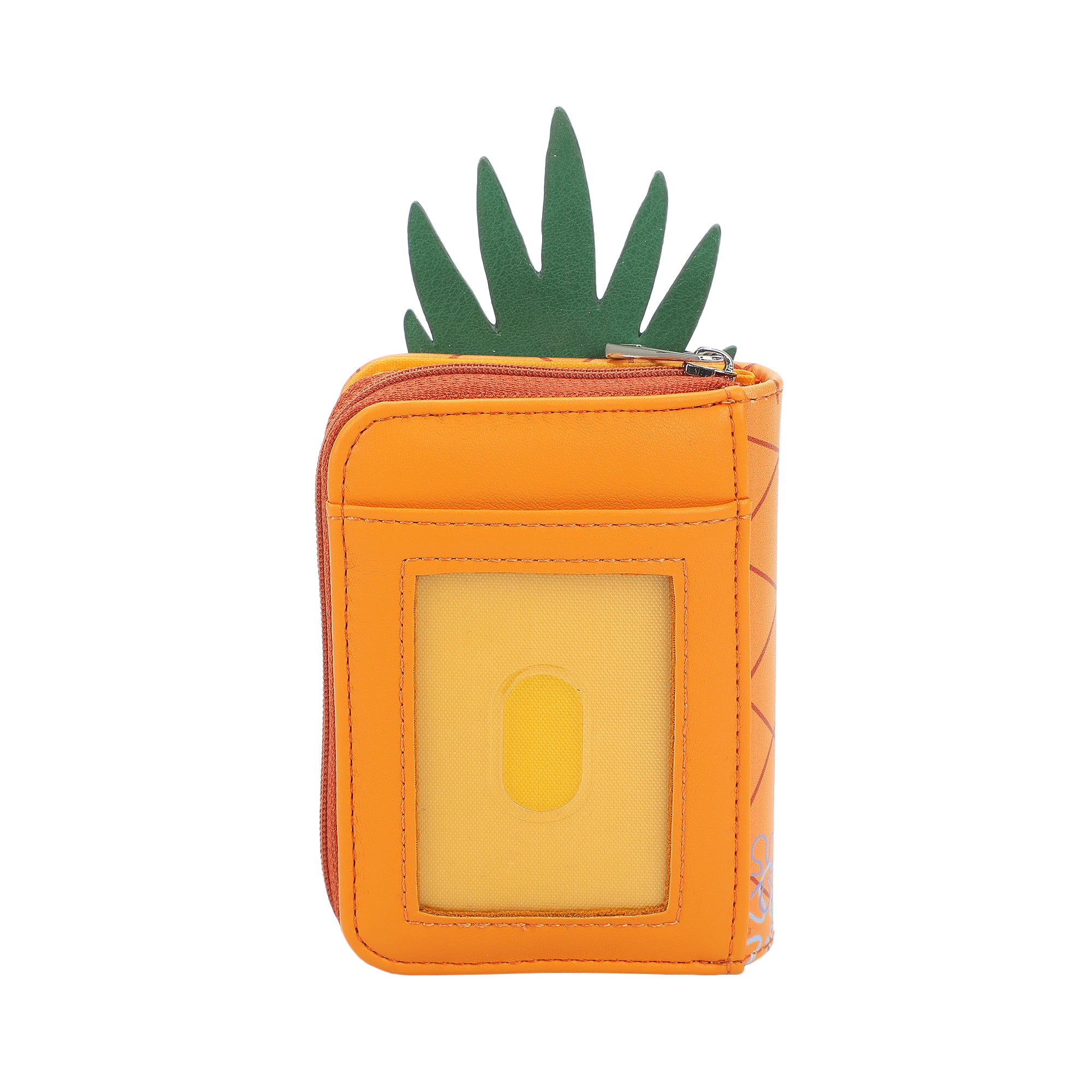 Spongebob Squarepants Pineapple House 4.5" Women's Zip Around Card Wallet