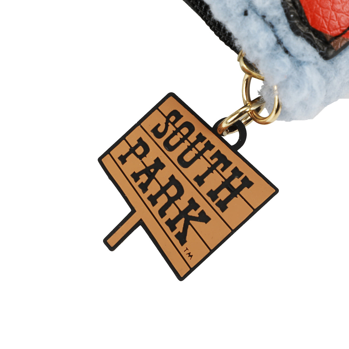 South Park Applique Character Art Faux Shearling Card Wallet