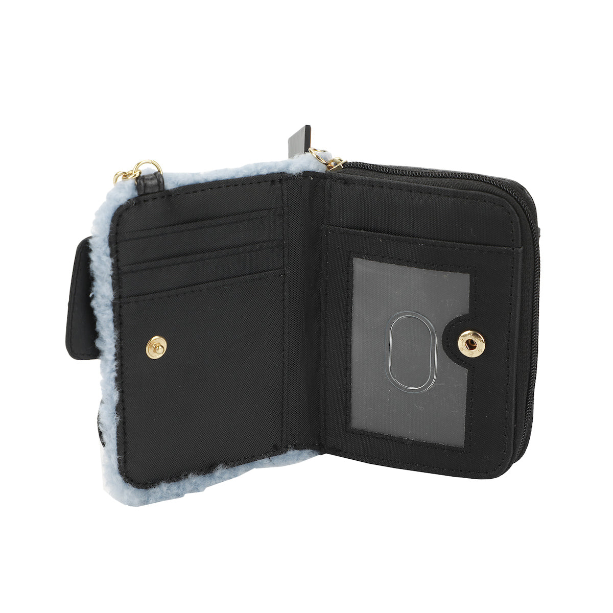 South Park Applique Character Art Faux Shearling Card Wallet