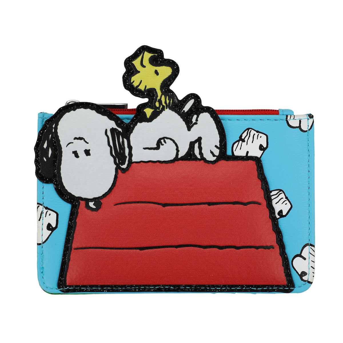 Peanuts 3D Snoopy & Woodstock Character Art Women's Card Wallet