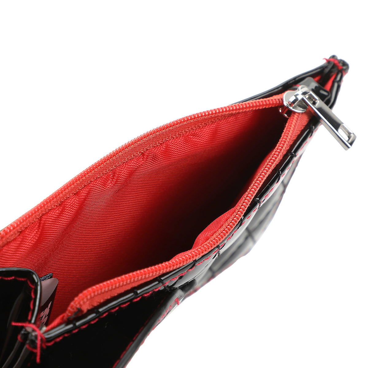 Disney Mickey Mouse Character Circle Black Quilted Card Wallet