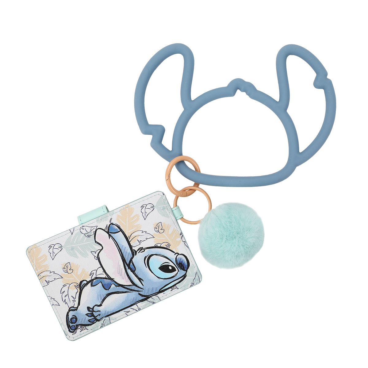 Disney's Stitch Wristlet Wallet With Snap Closure