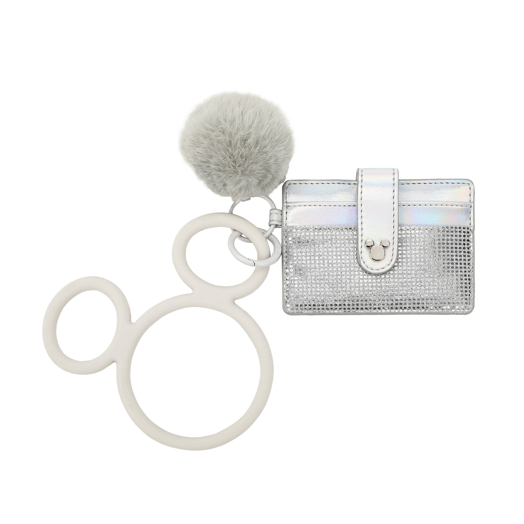 Disney Mickey Mouse Gray 4" Wristlet Wallet