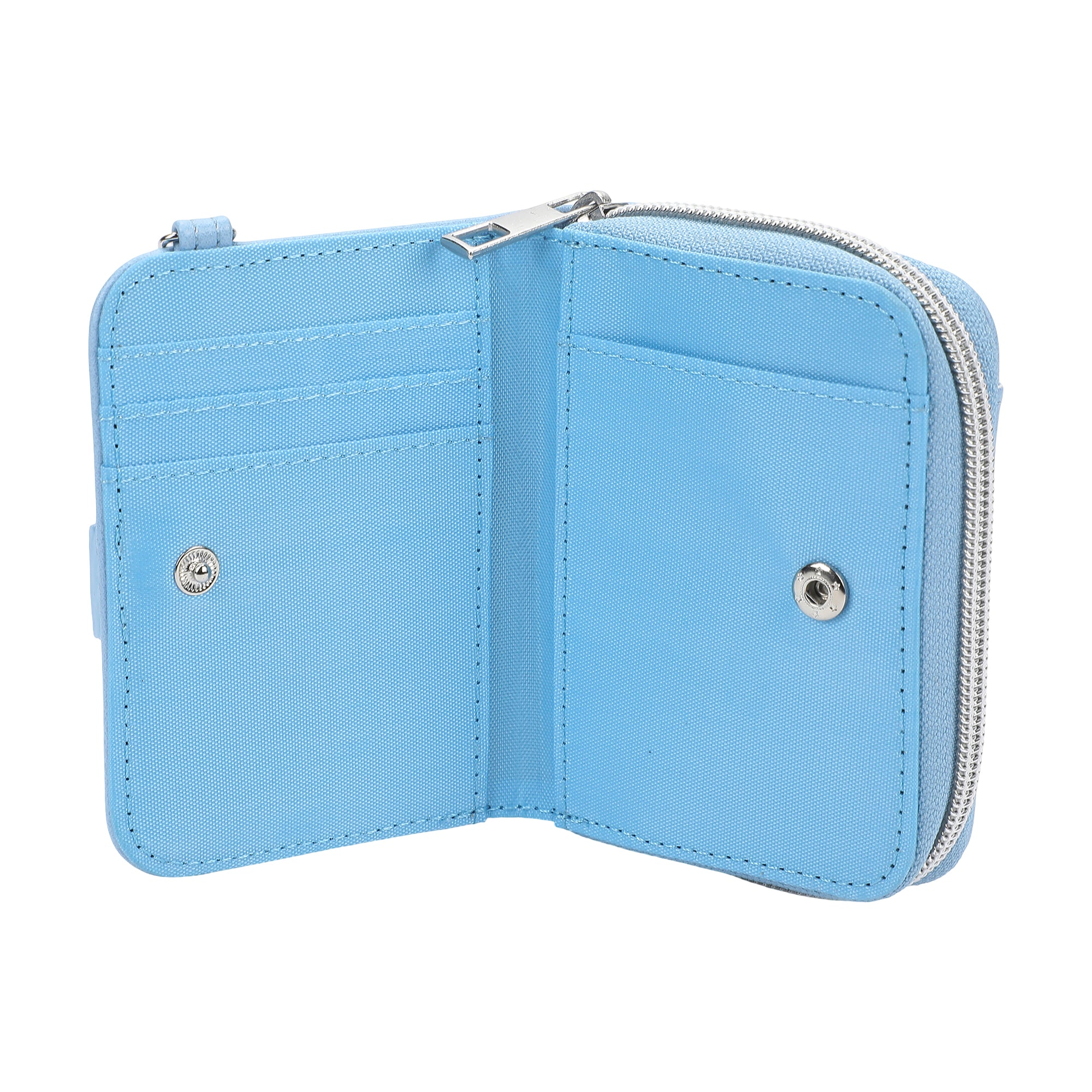 Lilo & Stitch Metal Stitch & Tassel Blue 4.5" Wallet