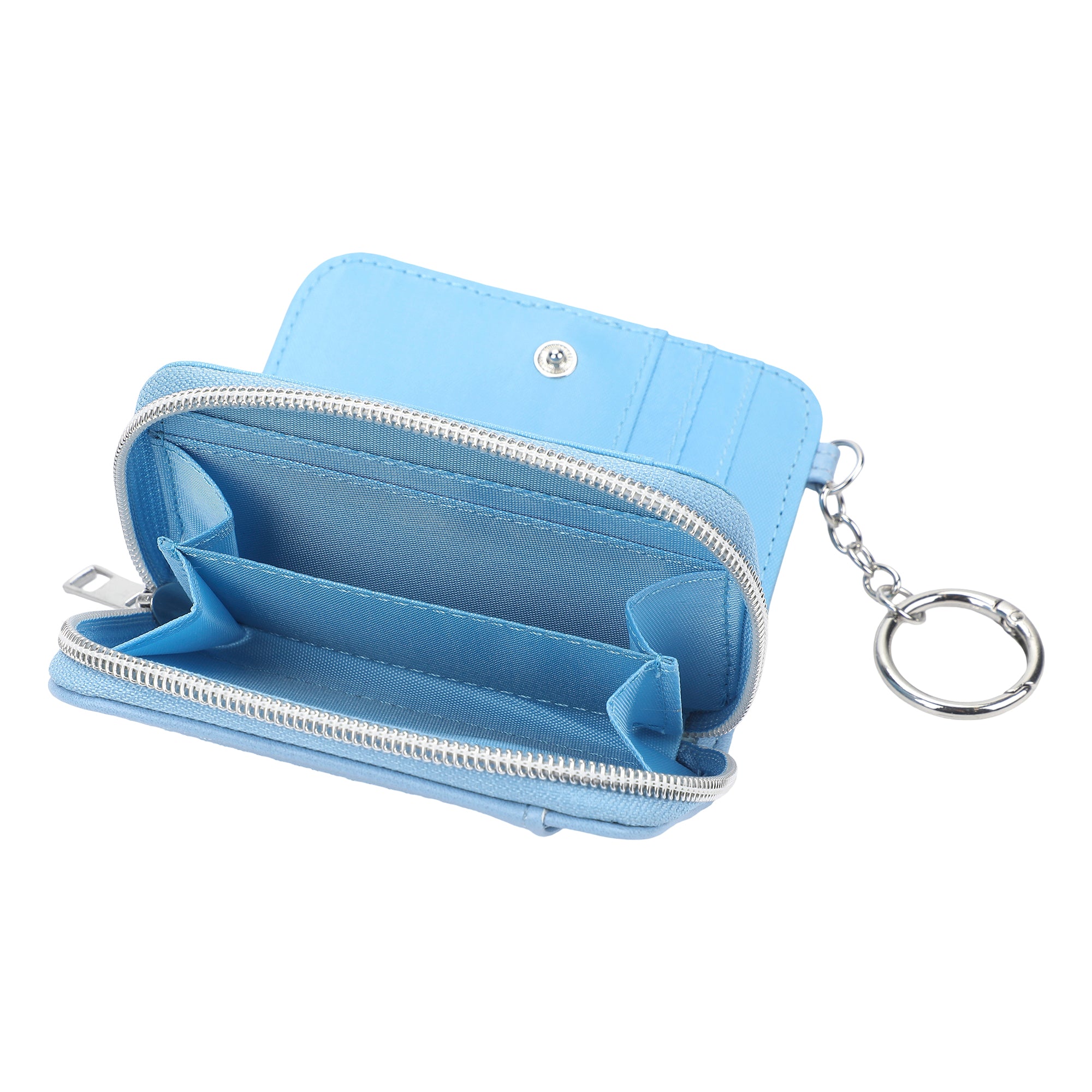 Lilo & Stitch Metal Stitch & Tassel Blue 4.5" Wallet