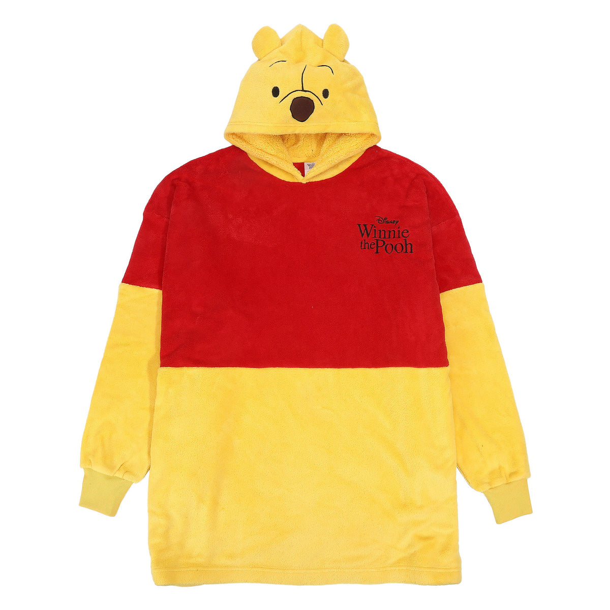 Winnie The Pooh Cosplay Oversized Sleep Hoodie For Adults-One Size