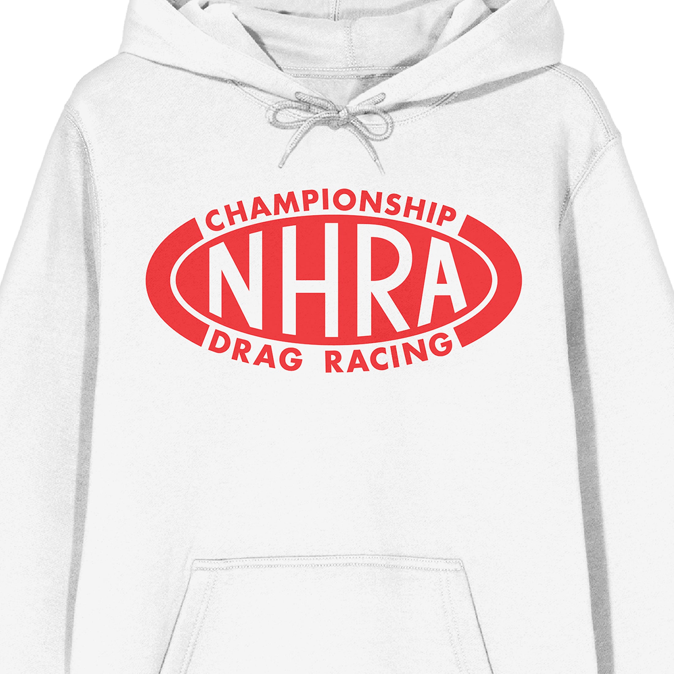National Hot Rod Association NHRA, Car, Fastest Vehicles, Vintage, SPEED FOR ALL , Championship on White Adult Hoodie