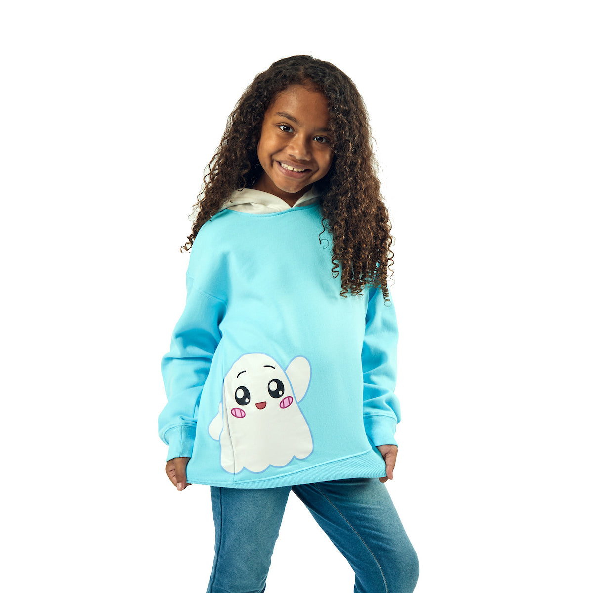 LankyBox Ghosty Long Sleeve Boy's Blue Cosplay Hoodie