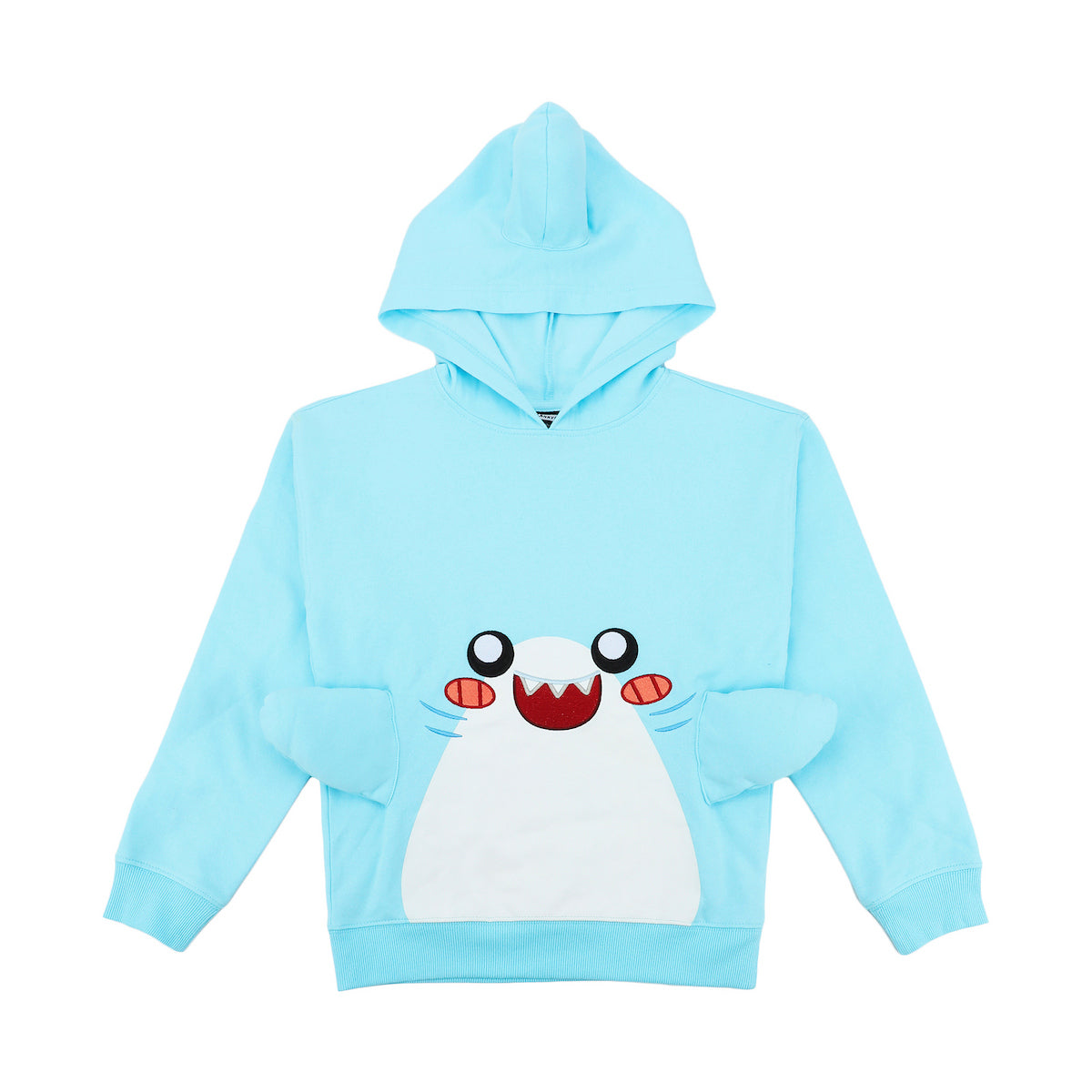 LankyBox Thicc Shark Long Sleeve Boy's Blue Cosplay Hoodie
