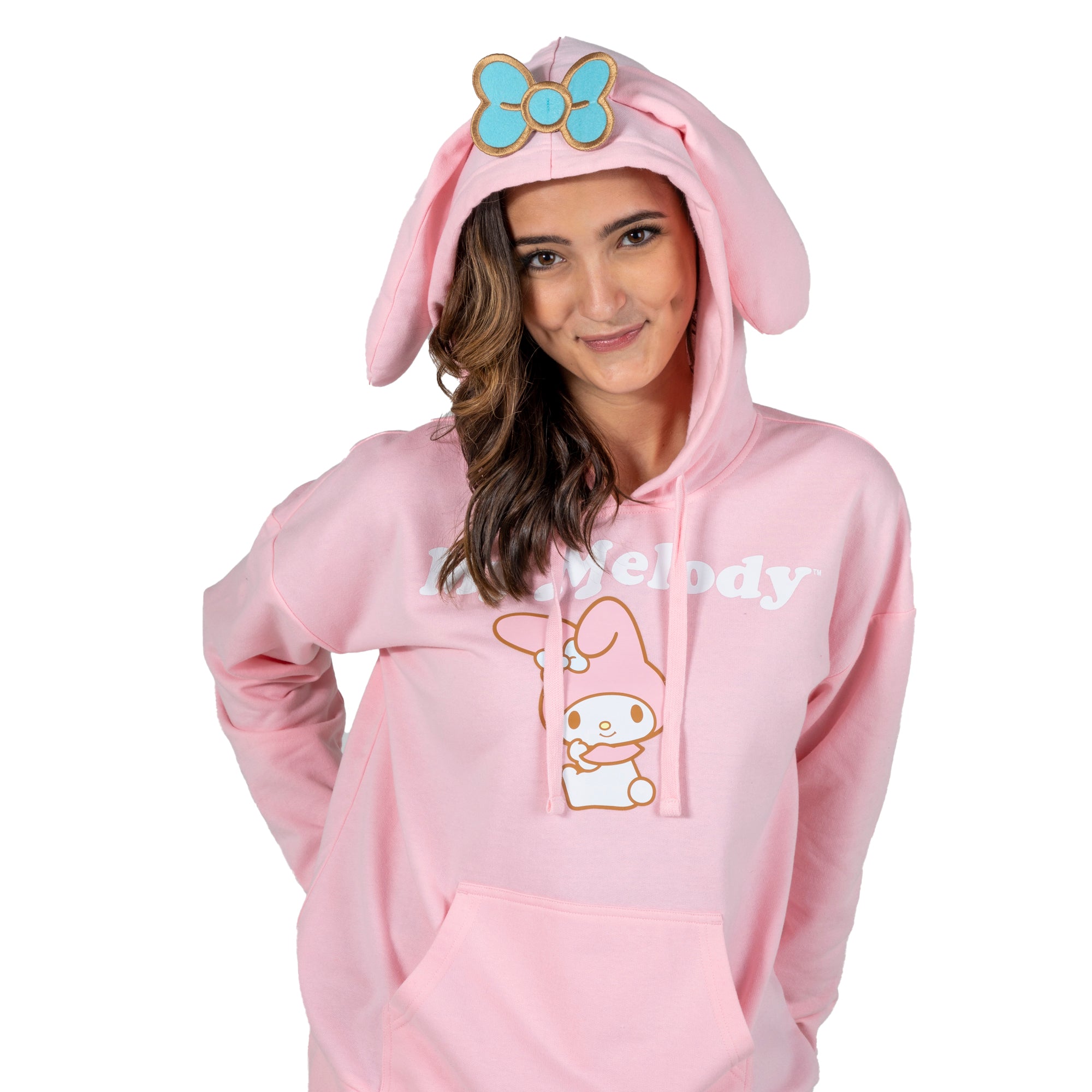 Sanrio My Melody Women's Pink Cosplay Hoodie