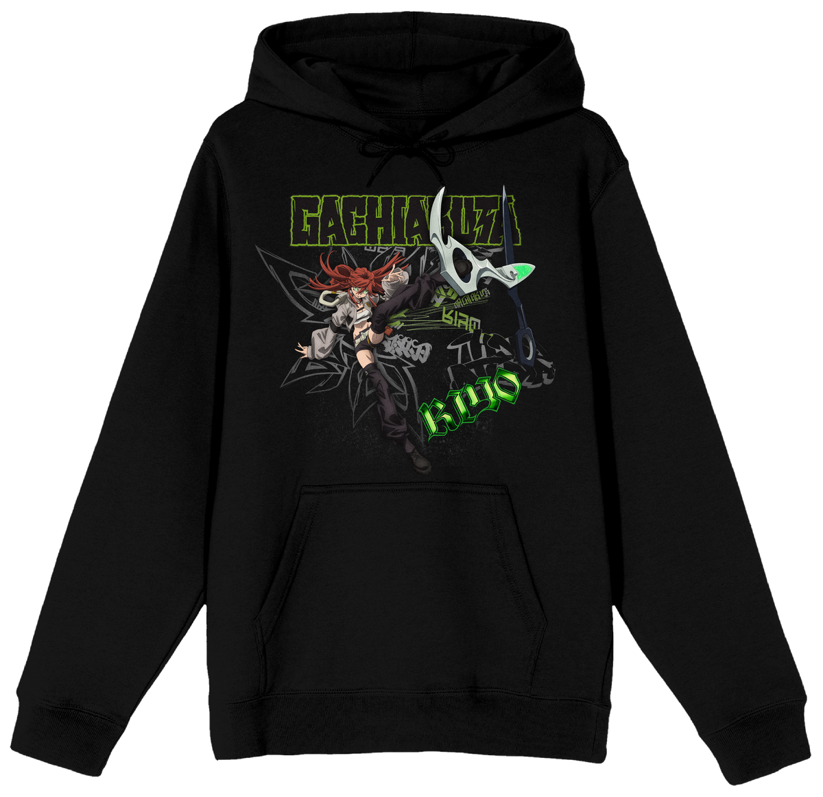 Gachiakuta Riyo Graffiti Graphic Hooded Sweatshirt For Fans