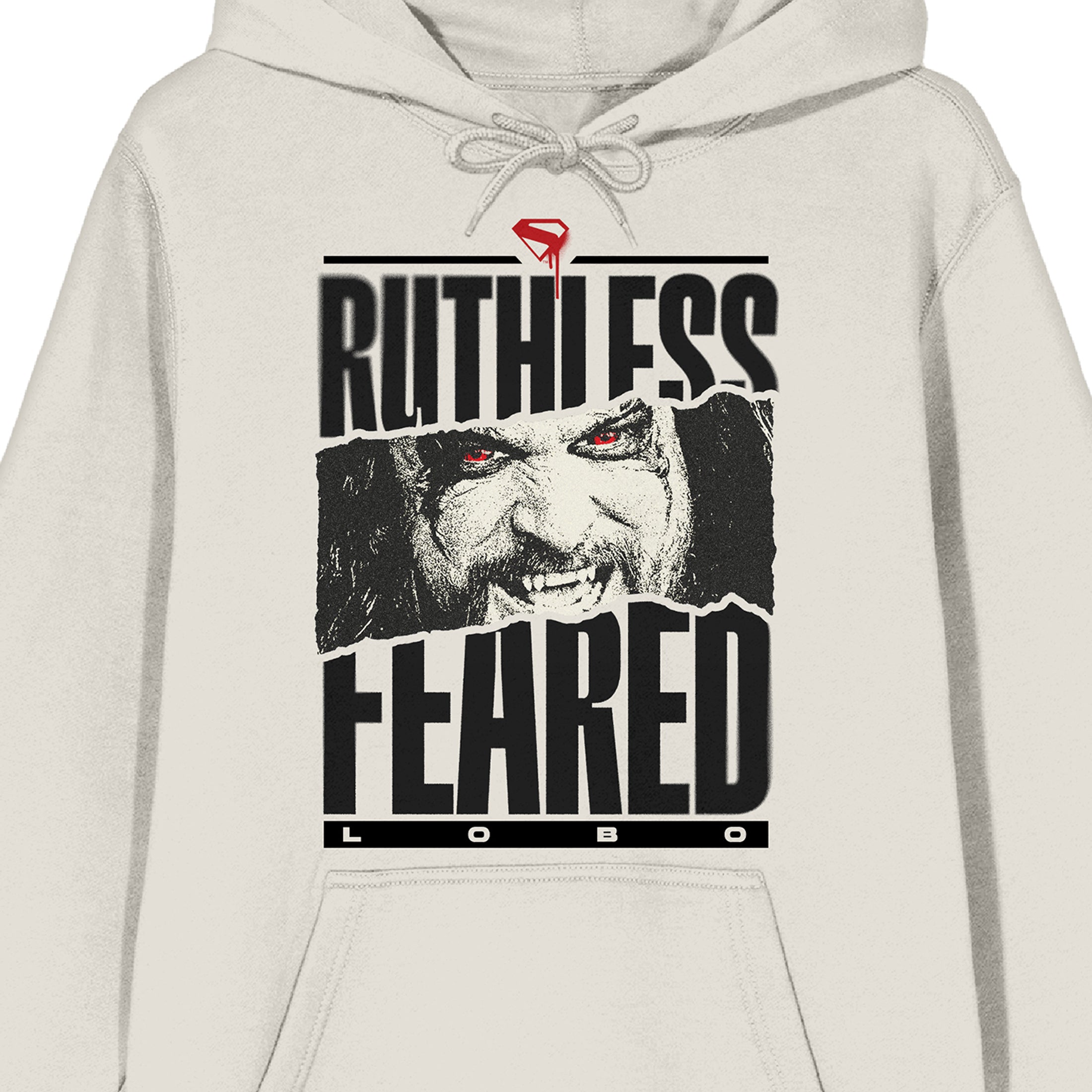 Supergirl Movie (2026) Lobo Burst Ruthless Feared Women’s Sand Long Sleeve Hooded Sweatshirt