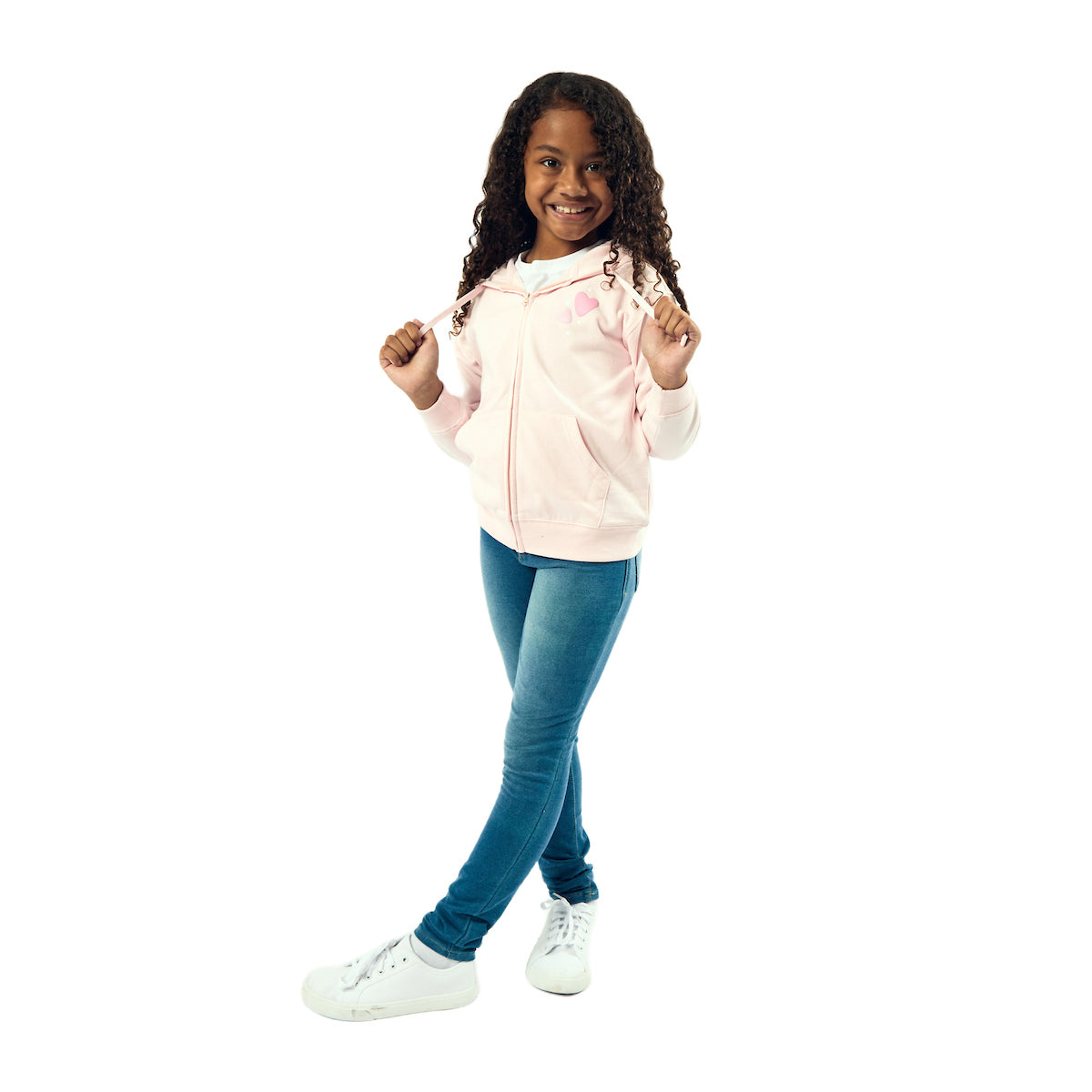 Unicorn Girl's Cradle Pink Long Sleeve Cosplay Zip-Up Hoodie