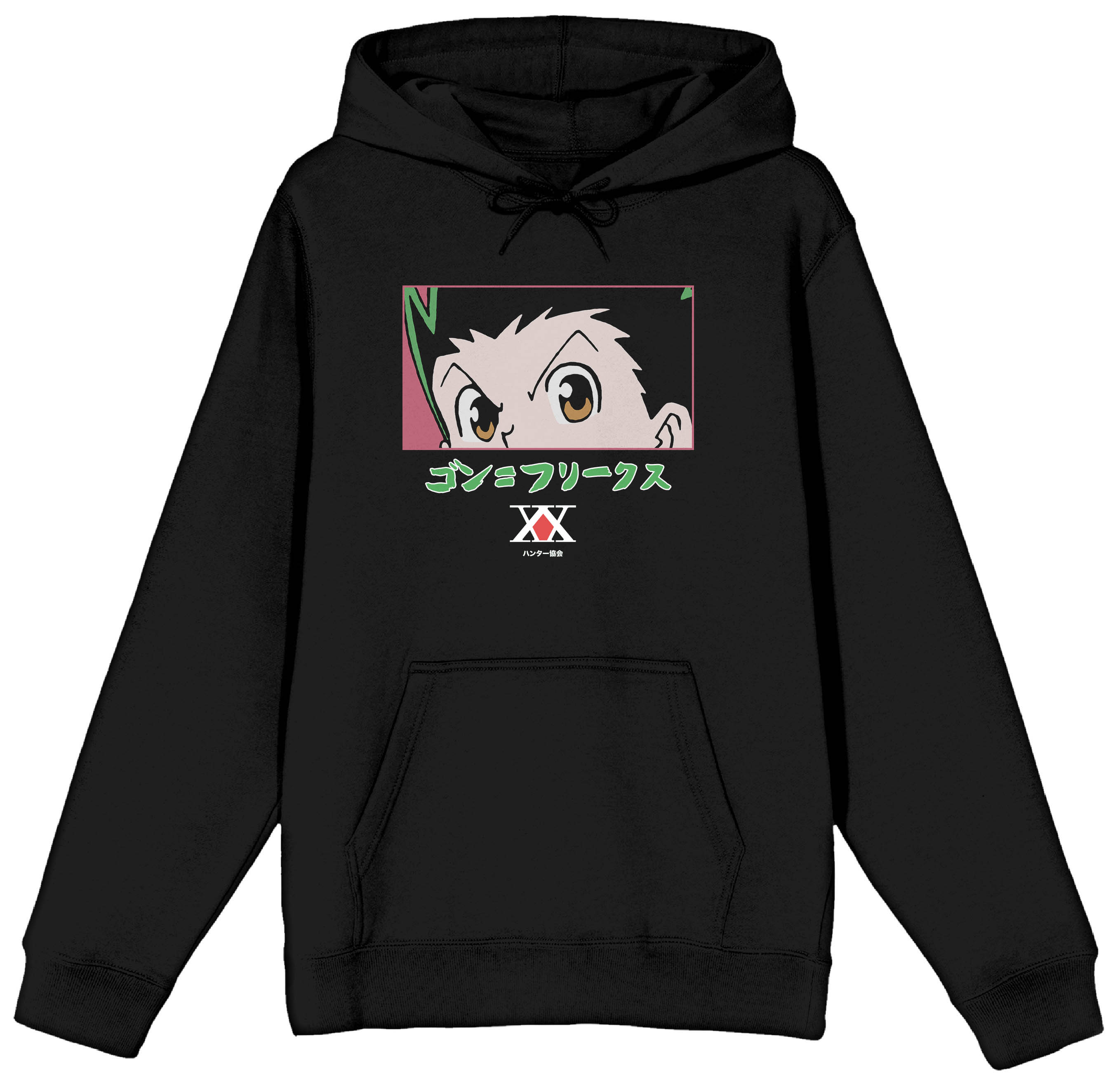 Hunter X Hunter Gon Freecss Eyes Men's Black Hoodie