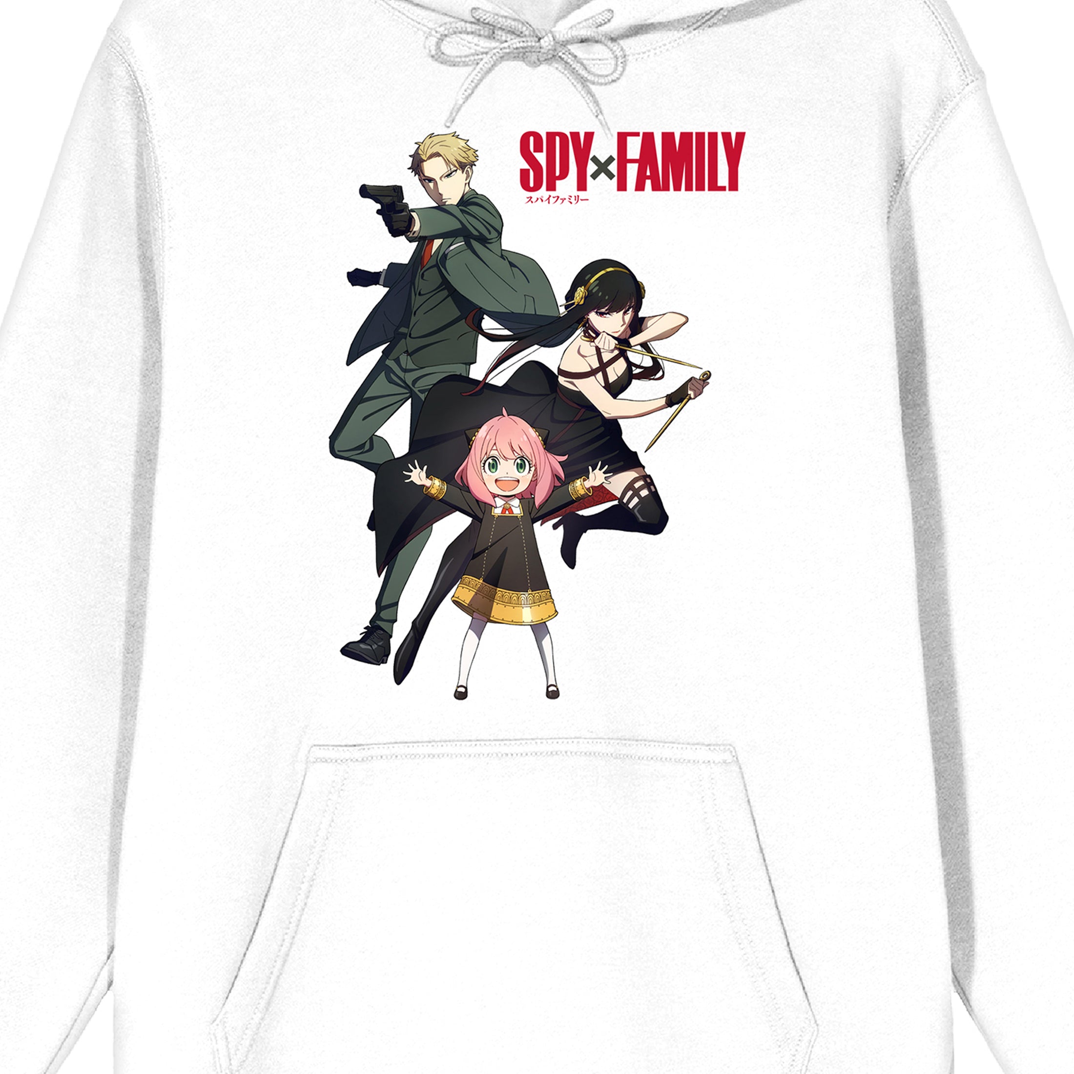 Spy X Family Forger Family Men's White Sweatshirt-Medium