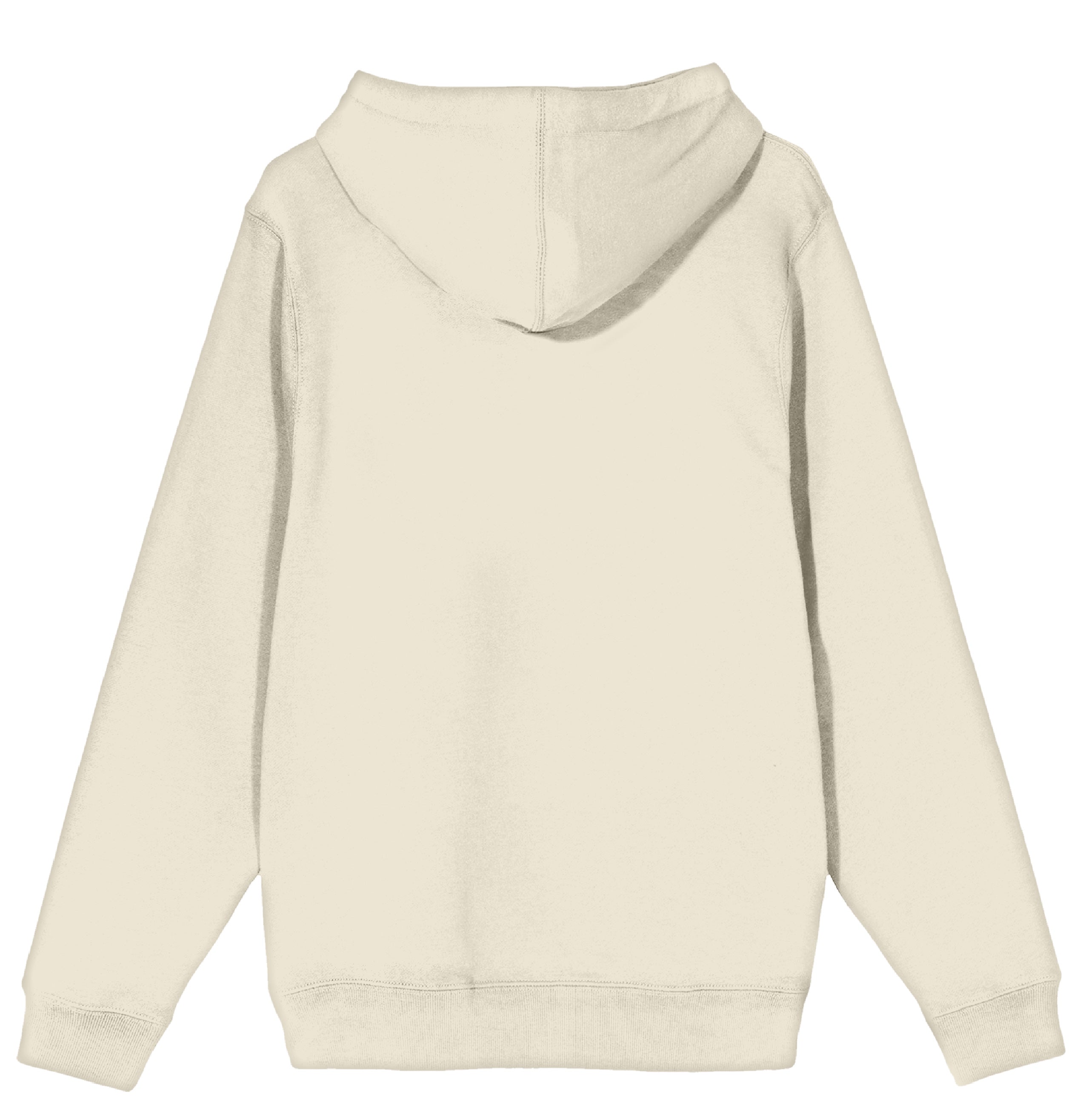 Led Zeppelin Falling Icarus & Logo Long Sleeve Sand Adult Hooded Sweatshirt-Large