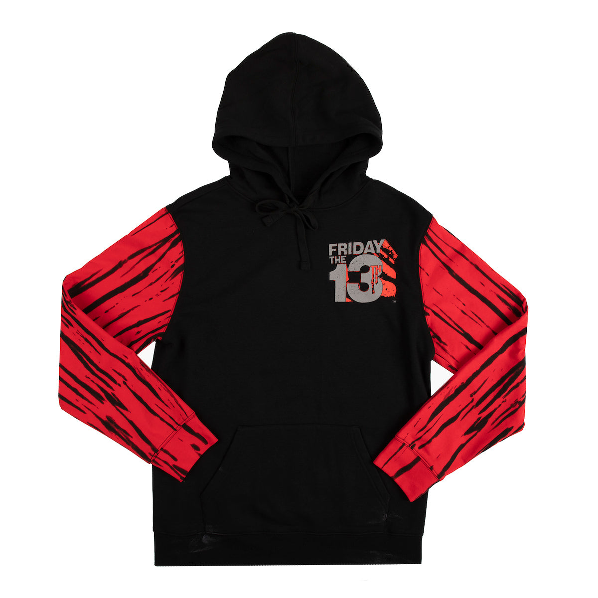 Friday the 13th Double-Sided Adult Red And Black Hoodie